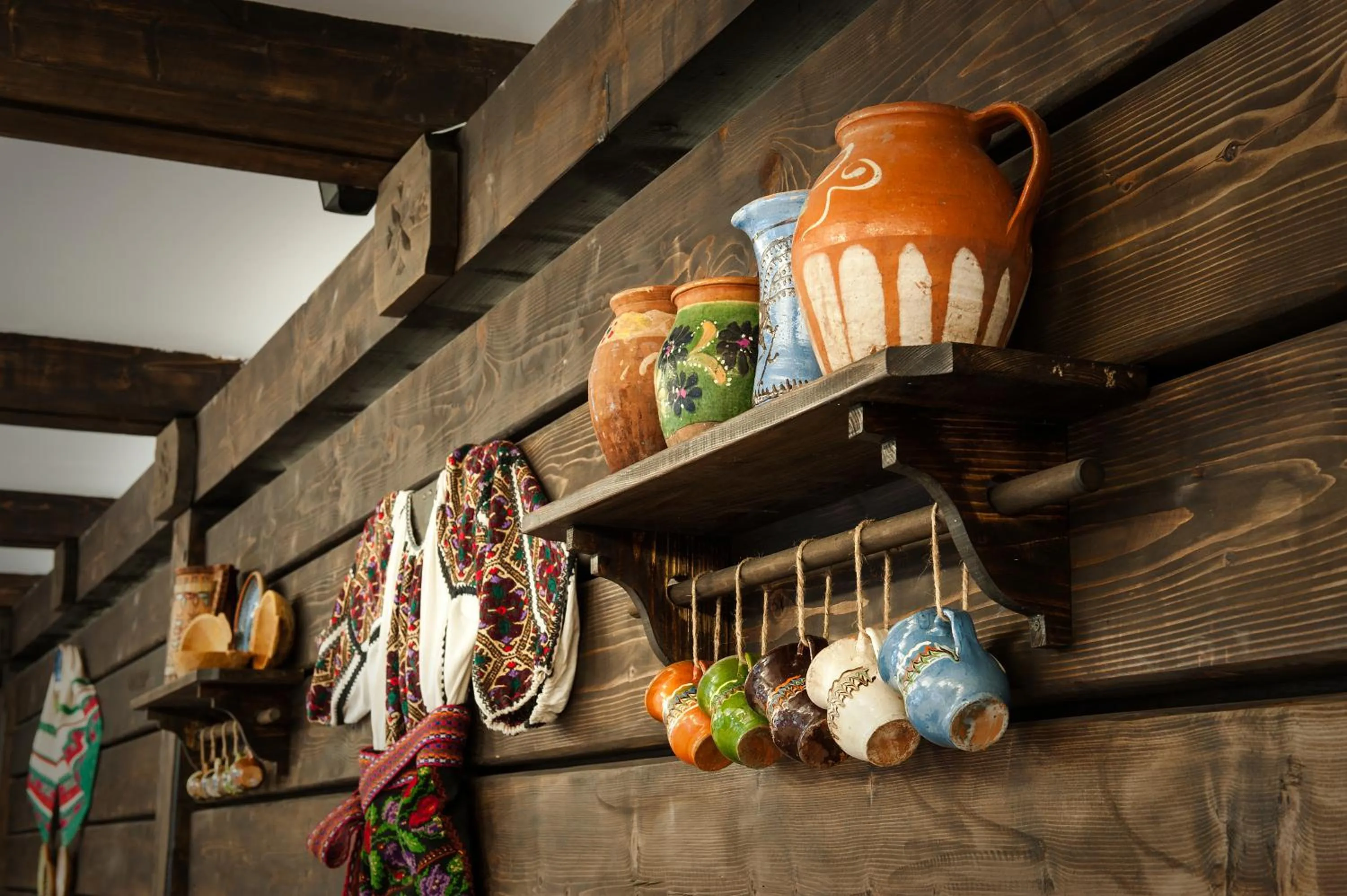 Decorative detail in Hotel Cornul Vanatorului
