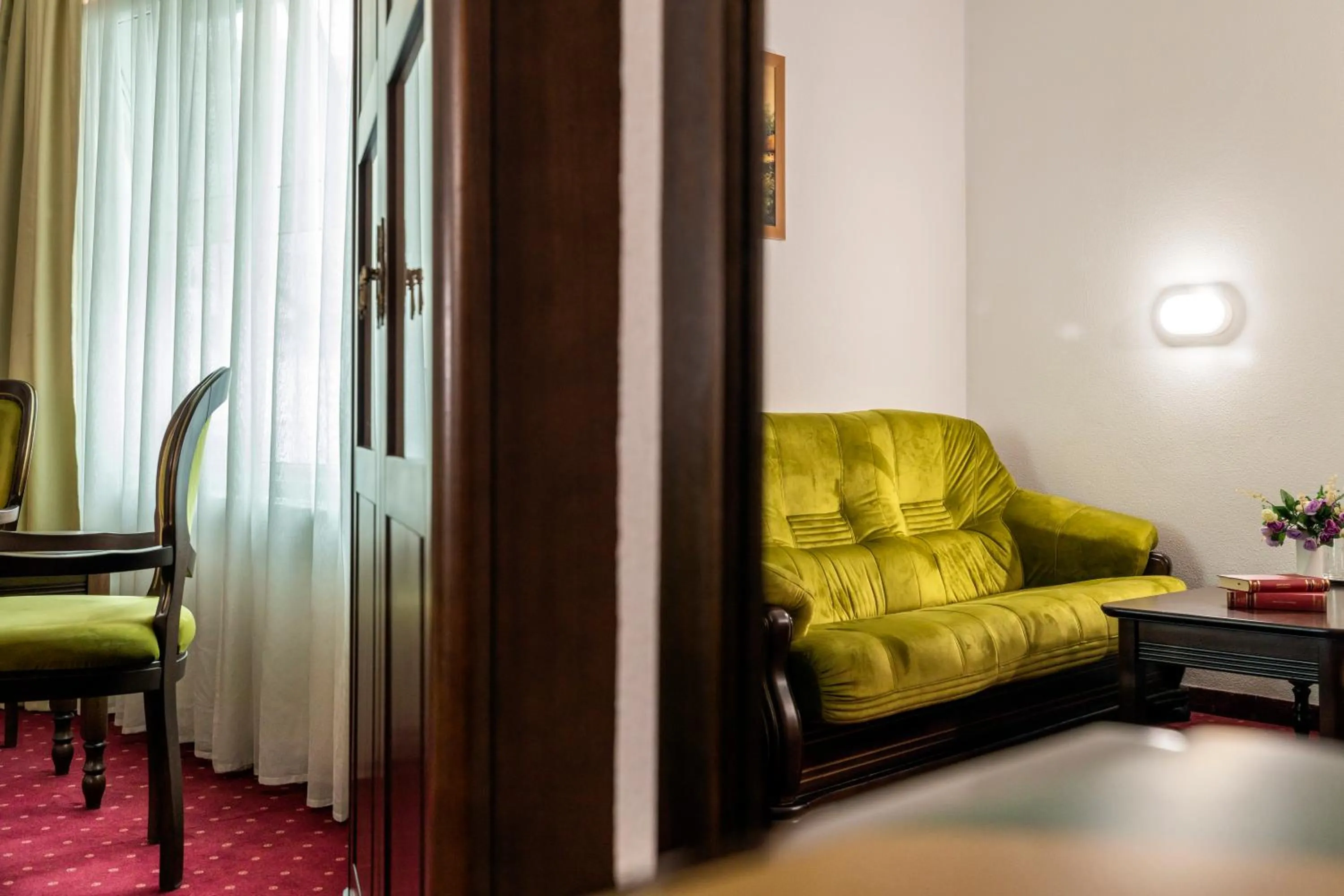 Living room in Hotel Cornul Vanatorului