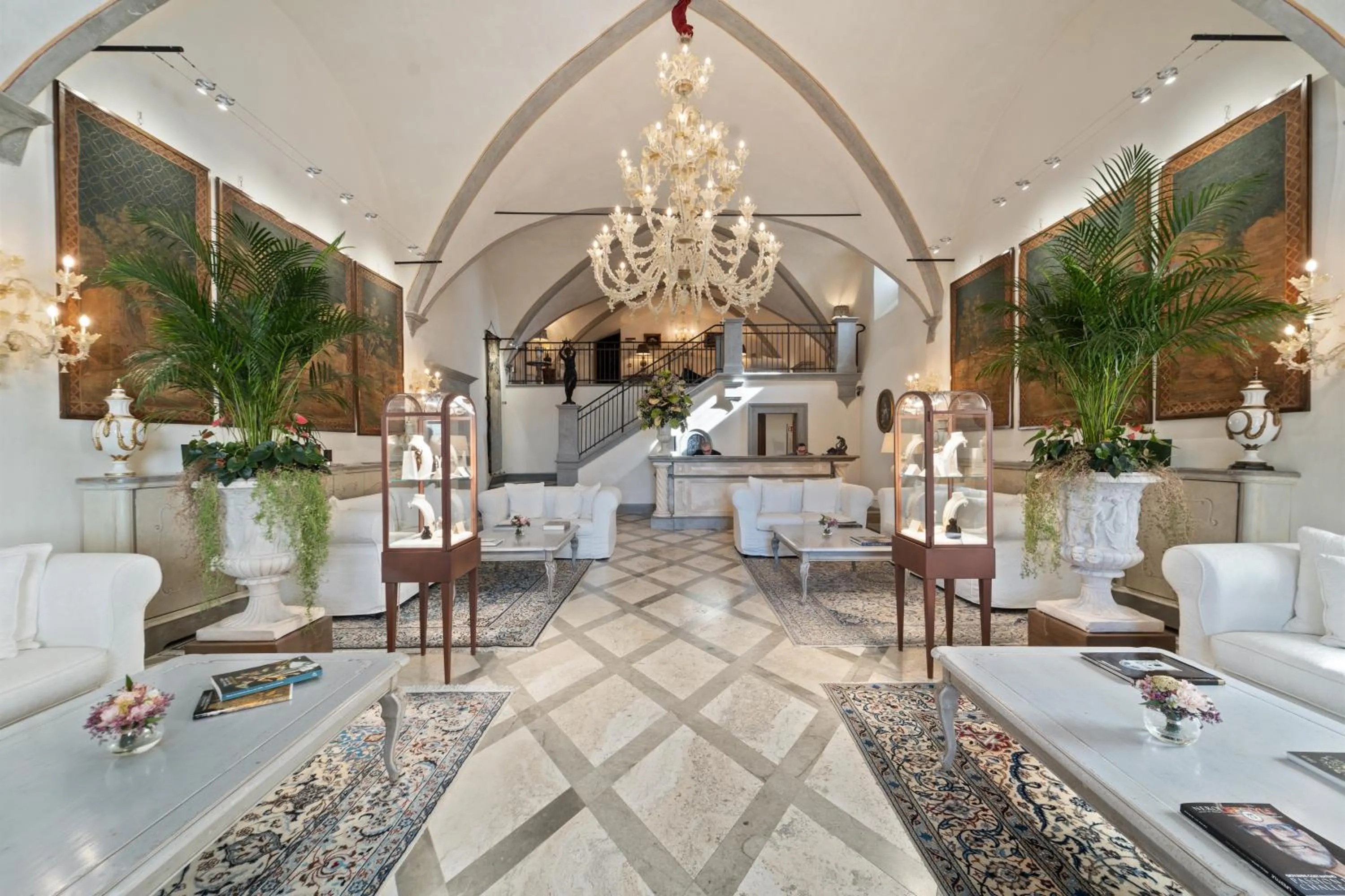 Lobby or reception in Monastero di Cortona Hotel & Spa