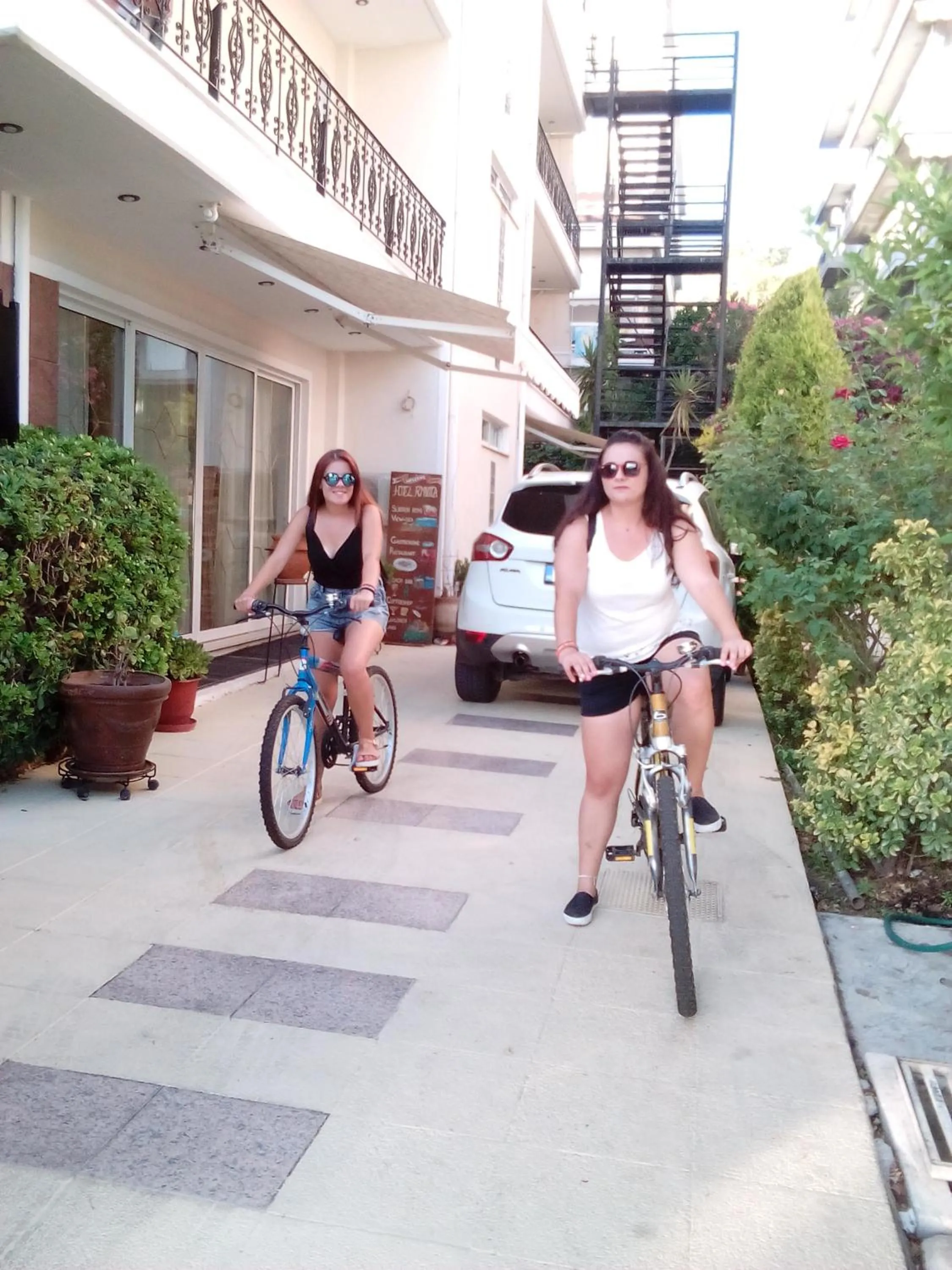 Cycling in Hotel Romantica