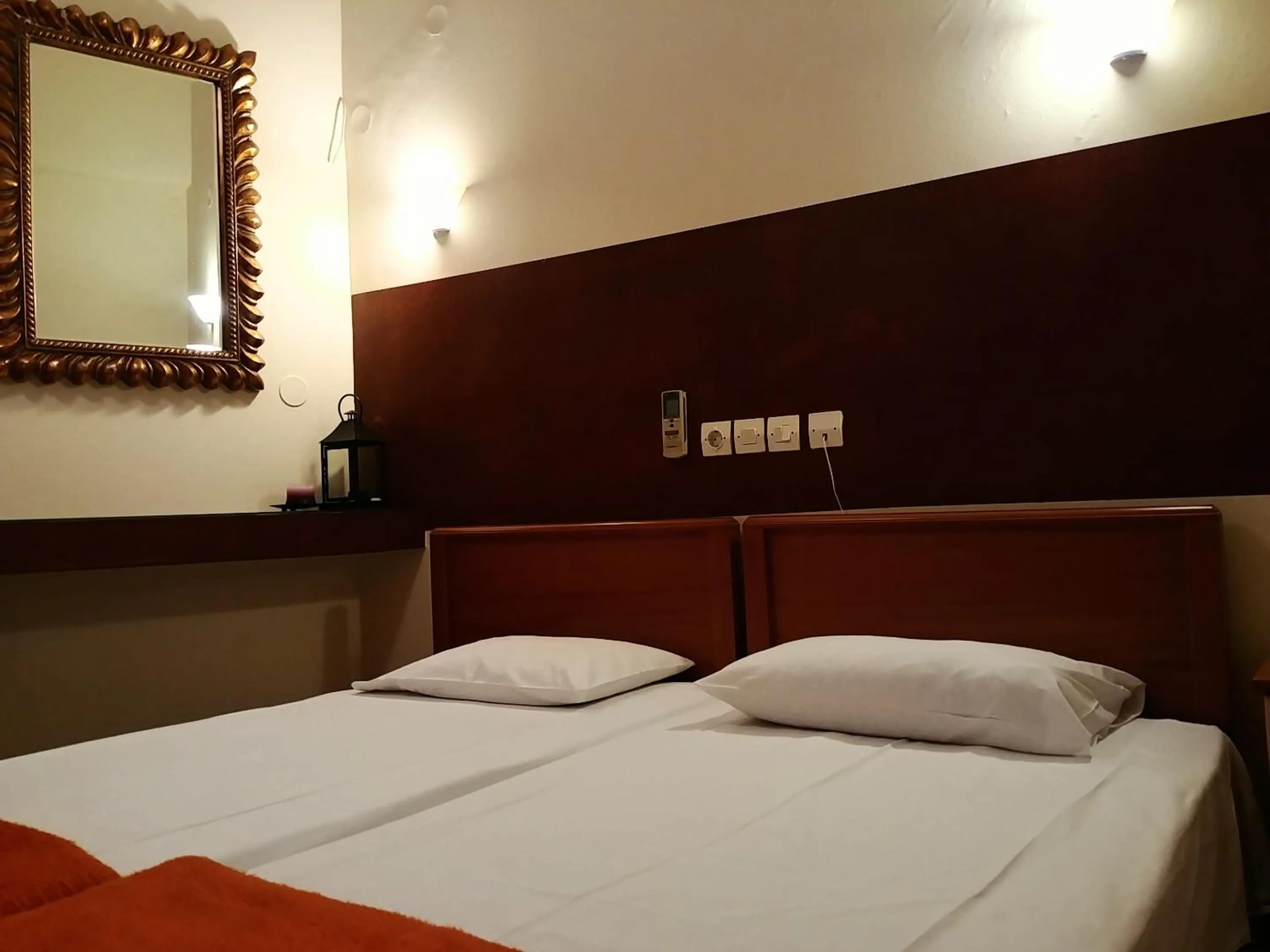 Bed in Efstratios Hotel