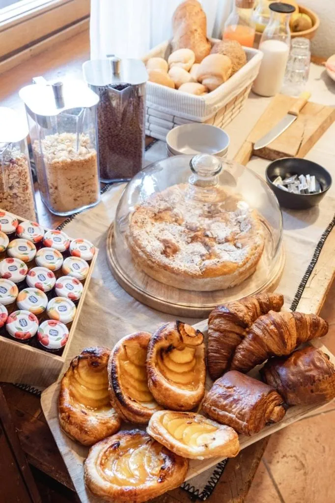 Continental breakfast in Residence Cascina Genzianella
