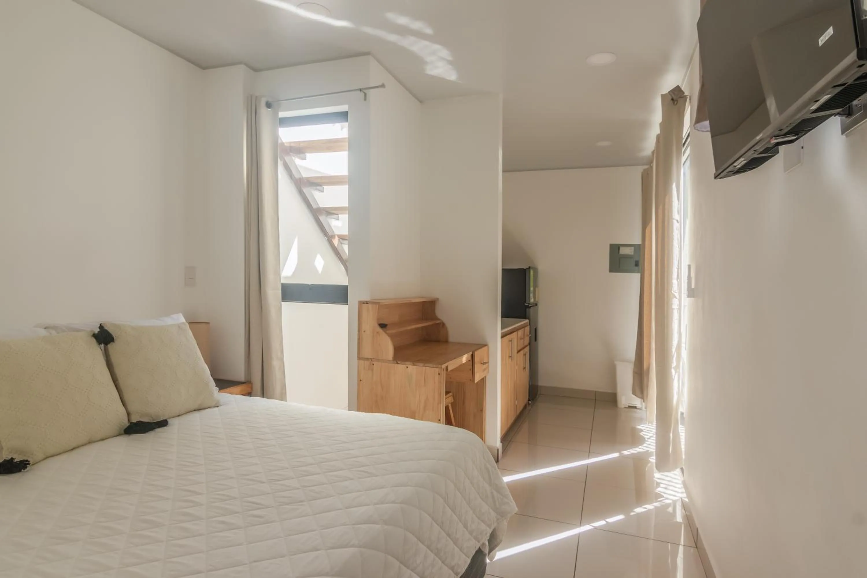 Bed in Hotel Michanti