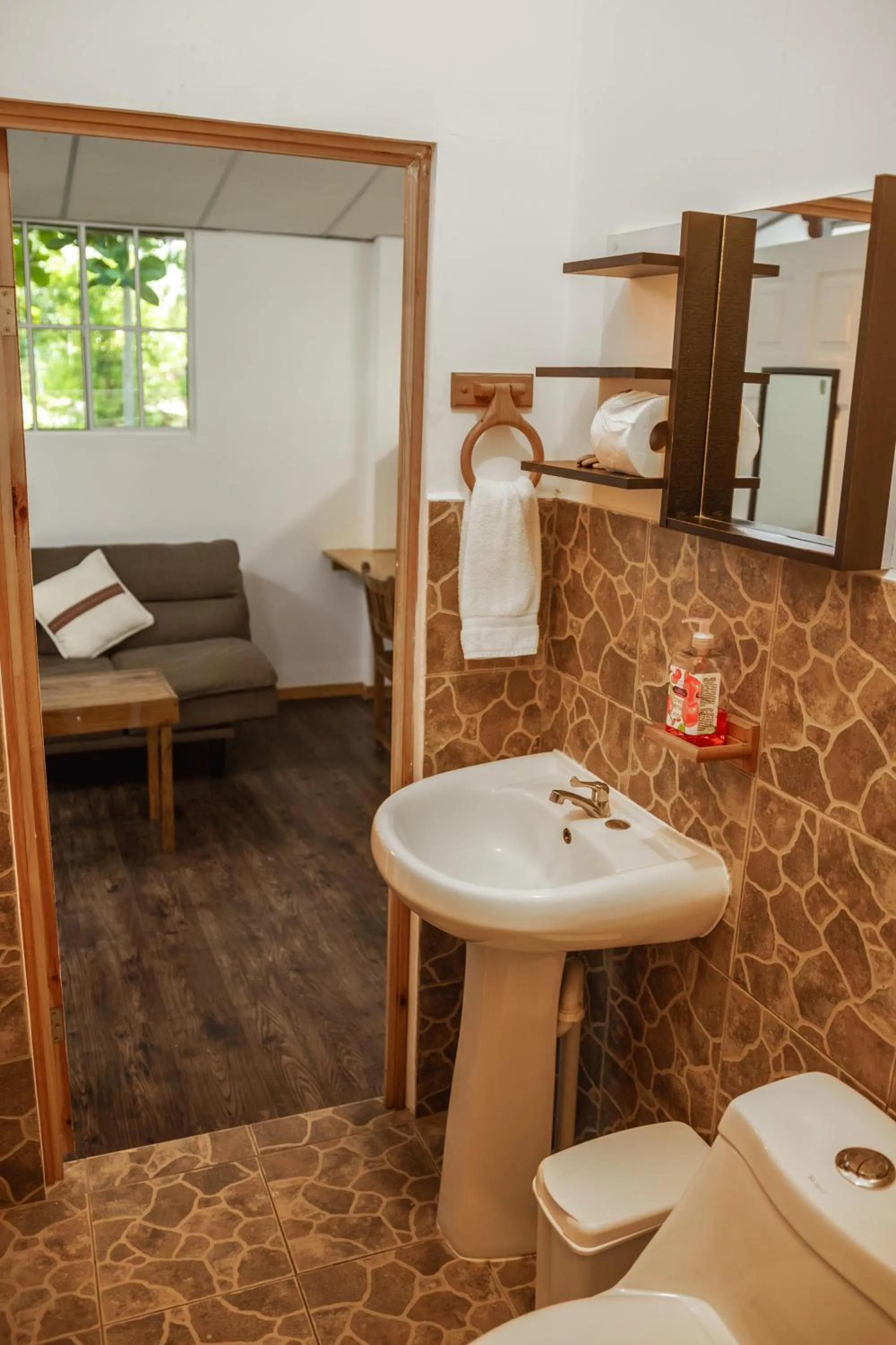 Bathroom in Hotel Michanti