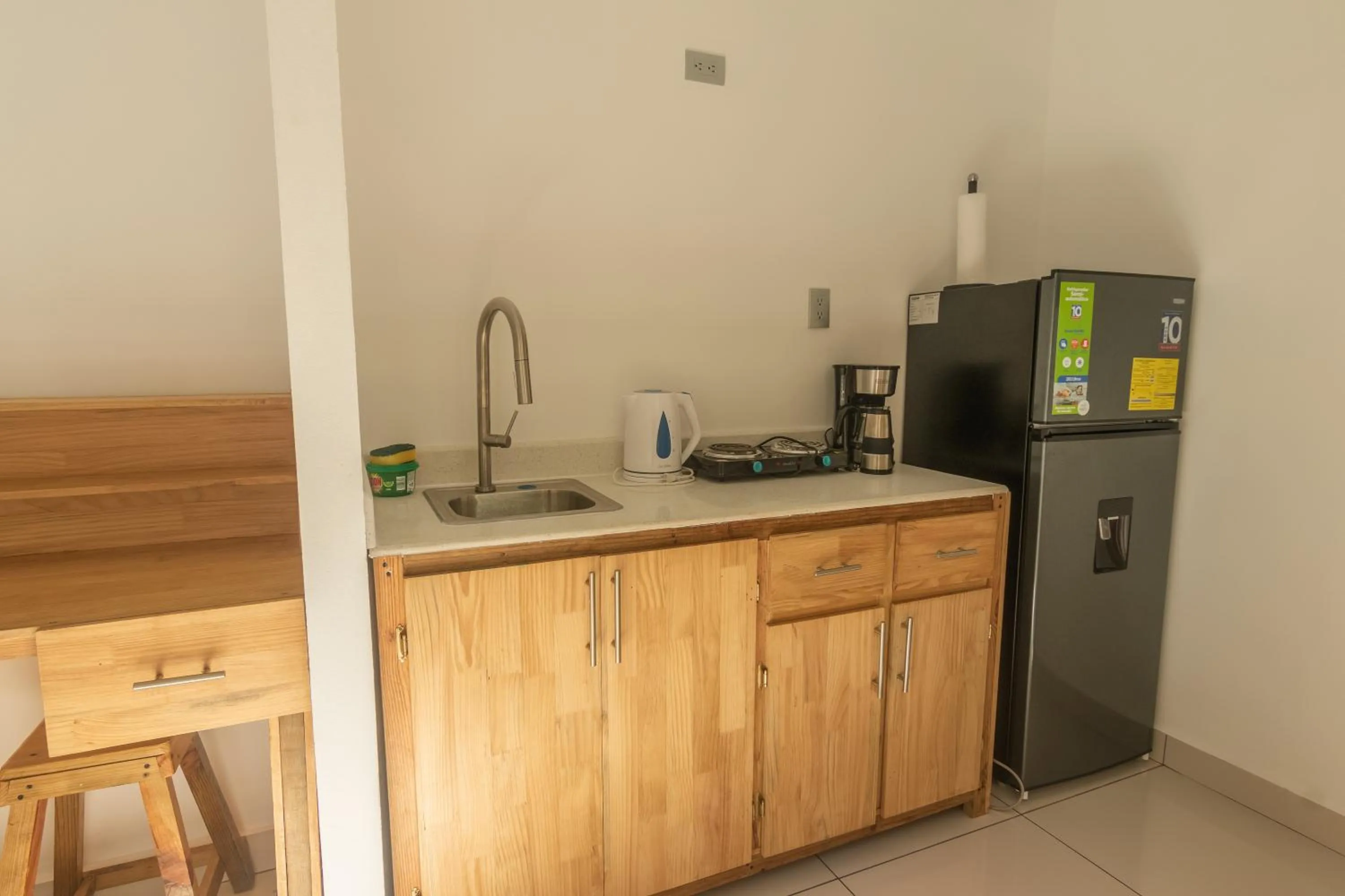 Kitchen or kitchenette in Hotel Michanti
