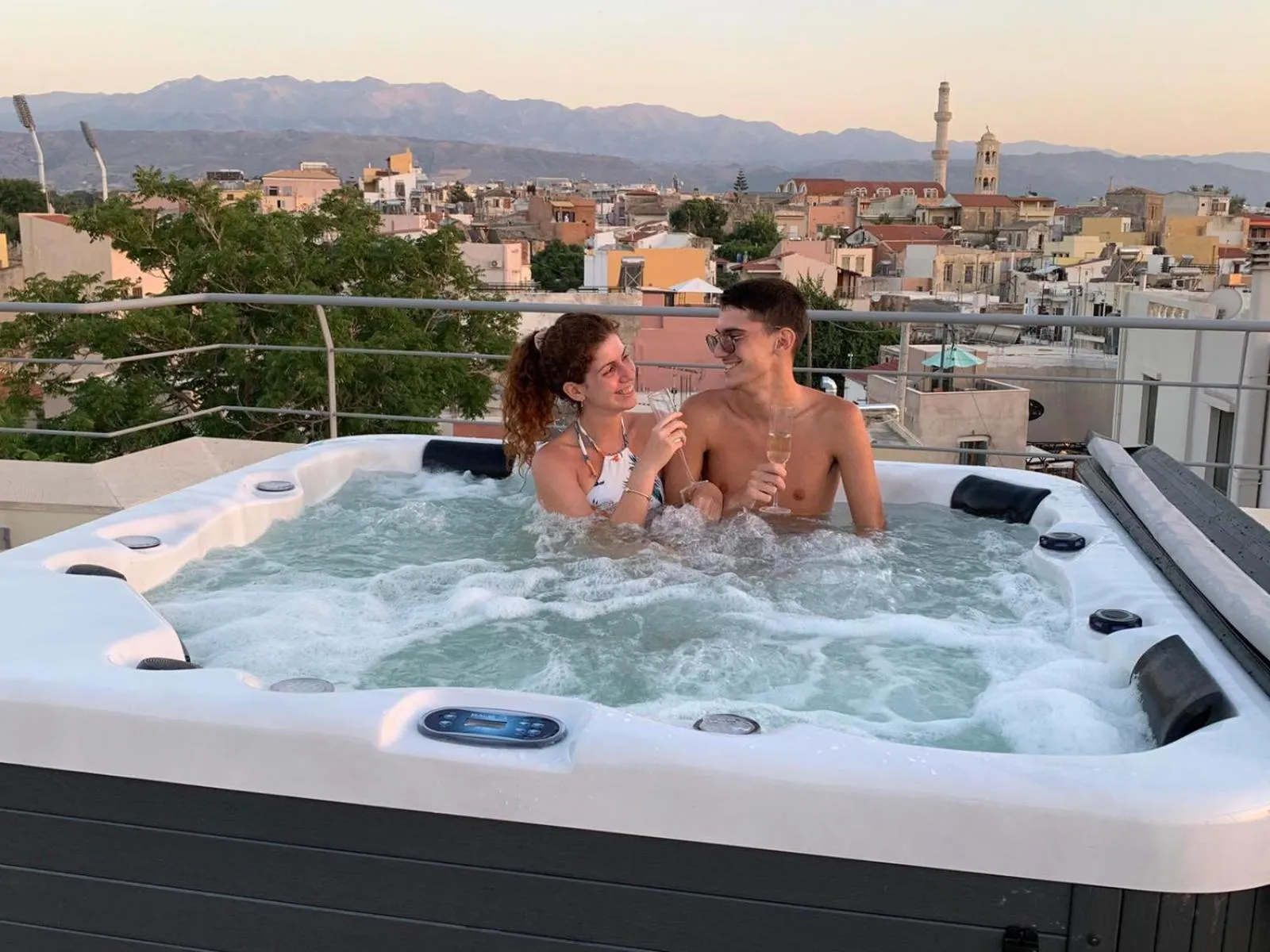 Hot Tub in Boutique Hotel Fortino