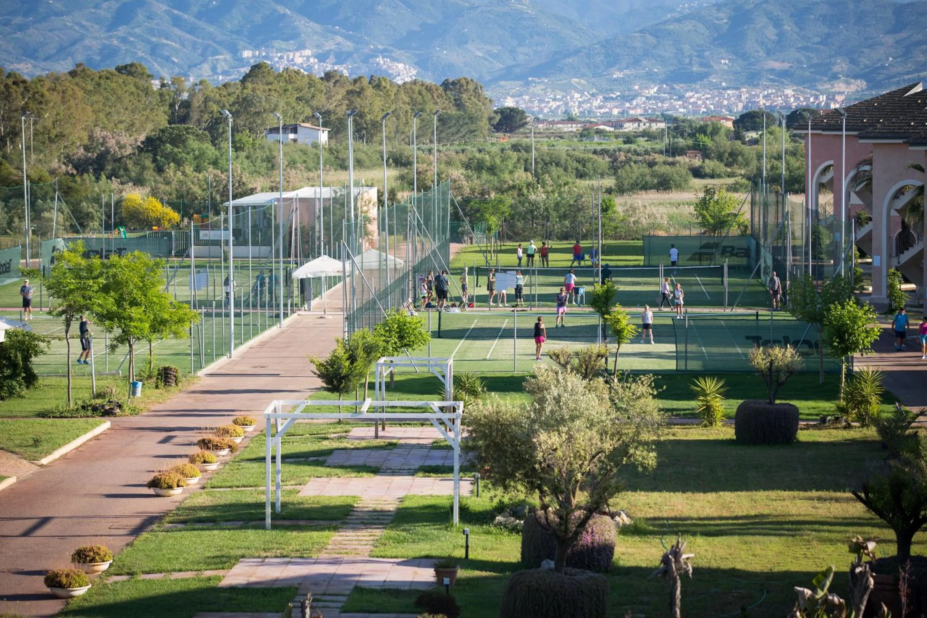 Tennis court in BV Airone Resort