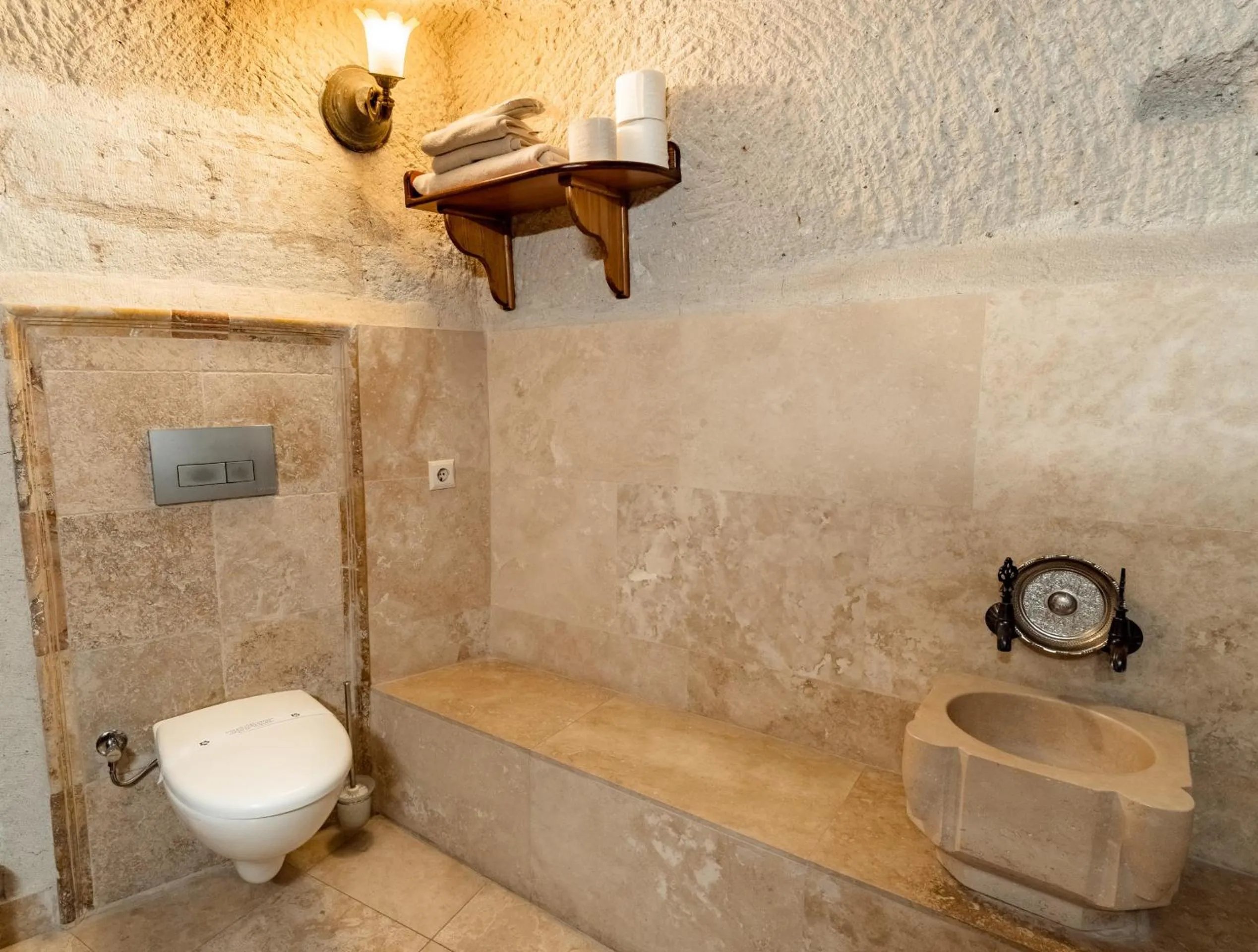 Bathroom in Amber Cave Suites