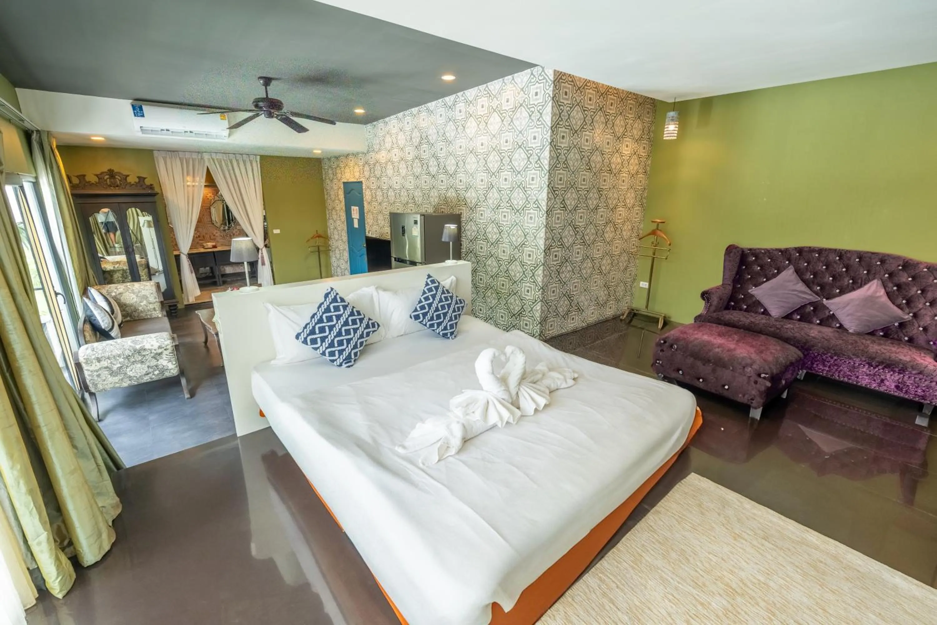 Bed in See Sea Villa Phuket SHA