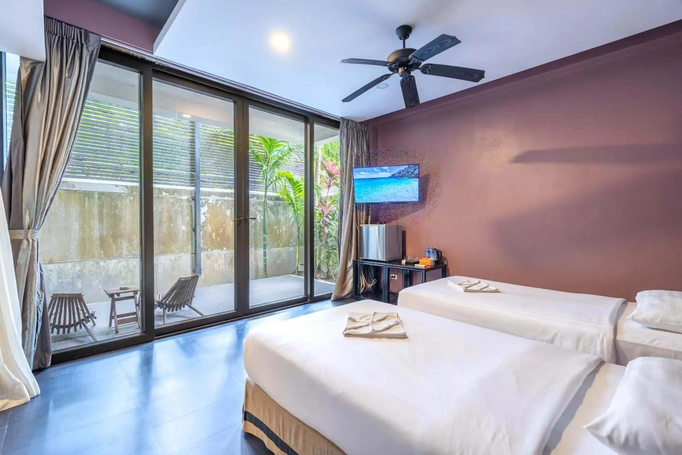 Bed in See Sea Villa Phuket SHA