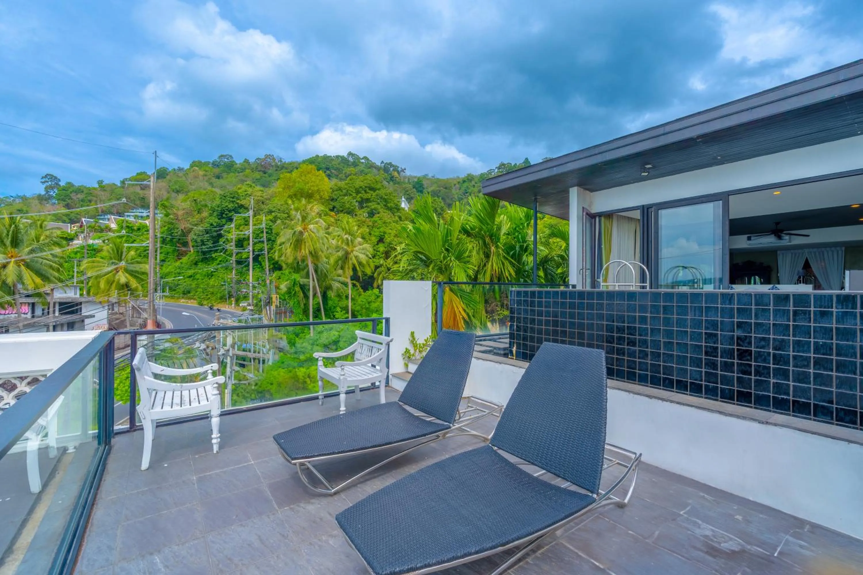 Balcony/Terrace in See Sea Villa Phuket SHA