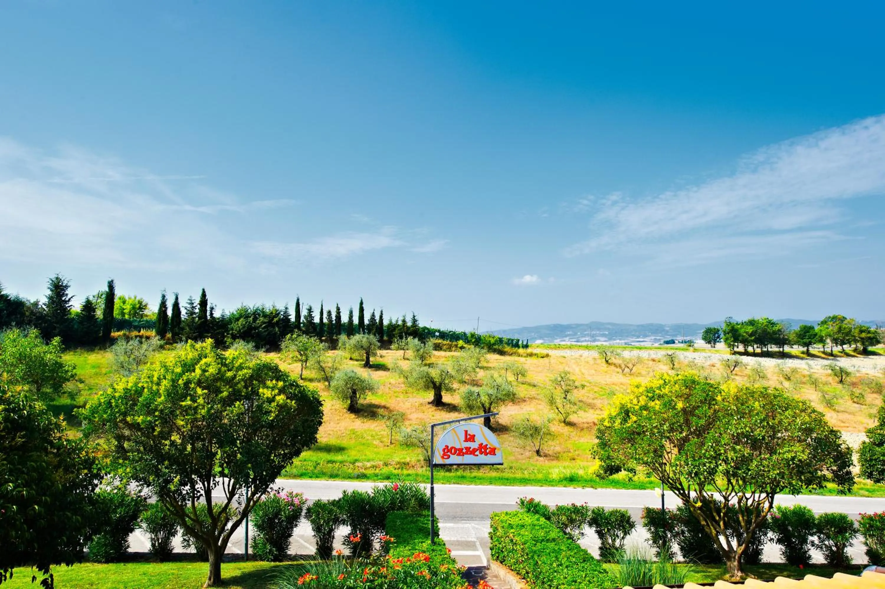 Garden view in Locanda La Gozzetta