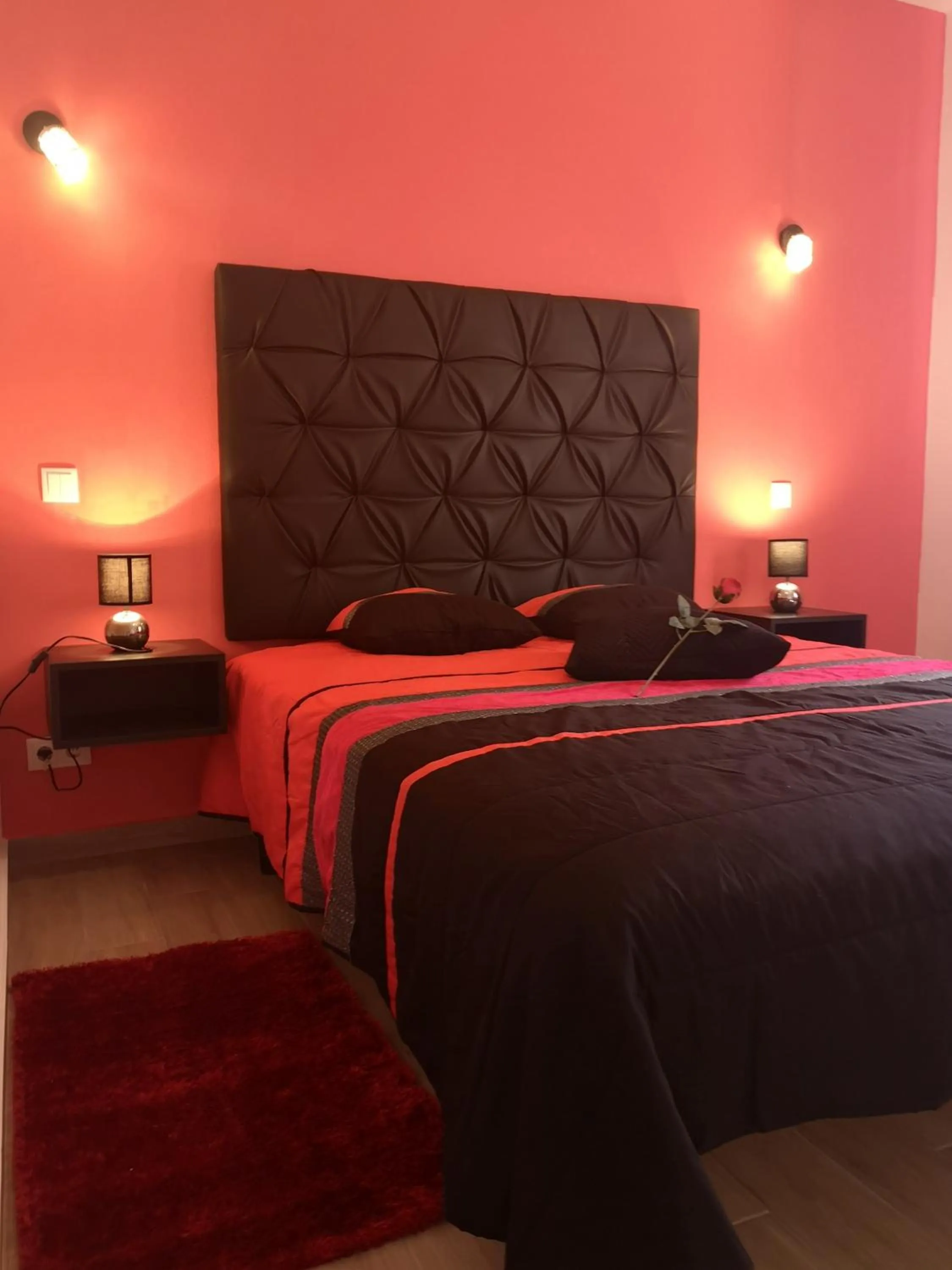 Bed in Sensations Guesthouse