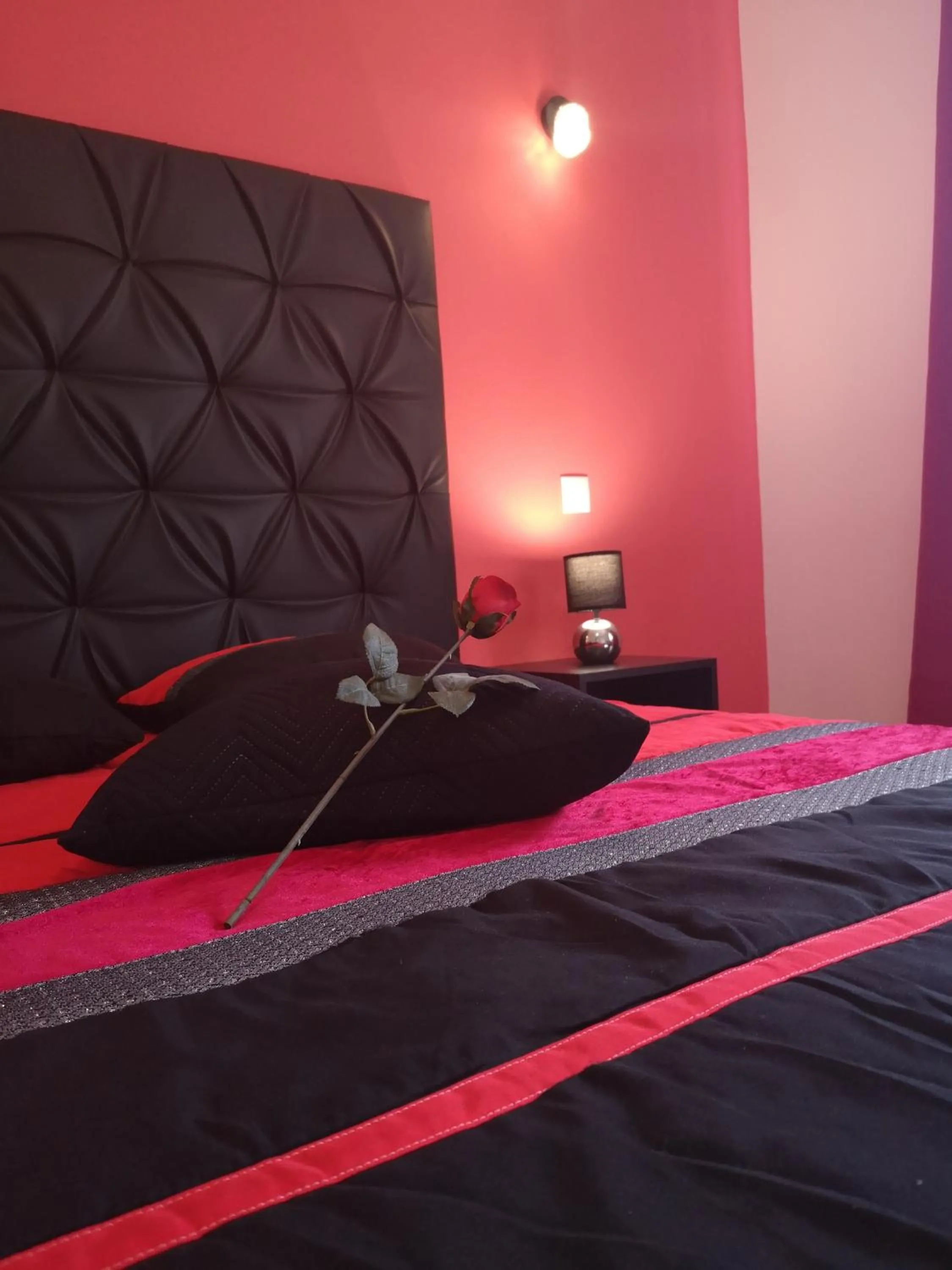 Bed in Sensations Guesthouse