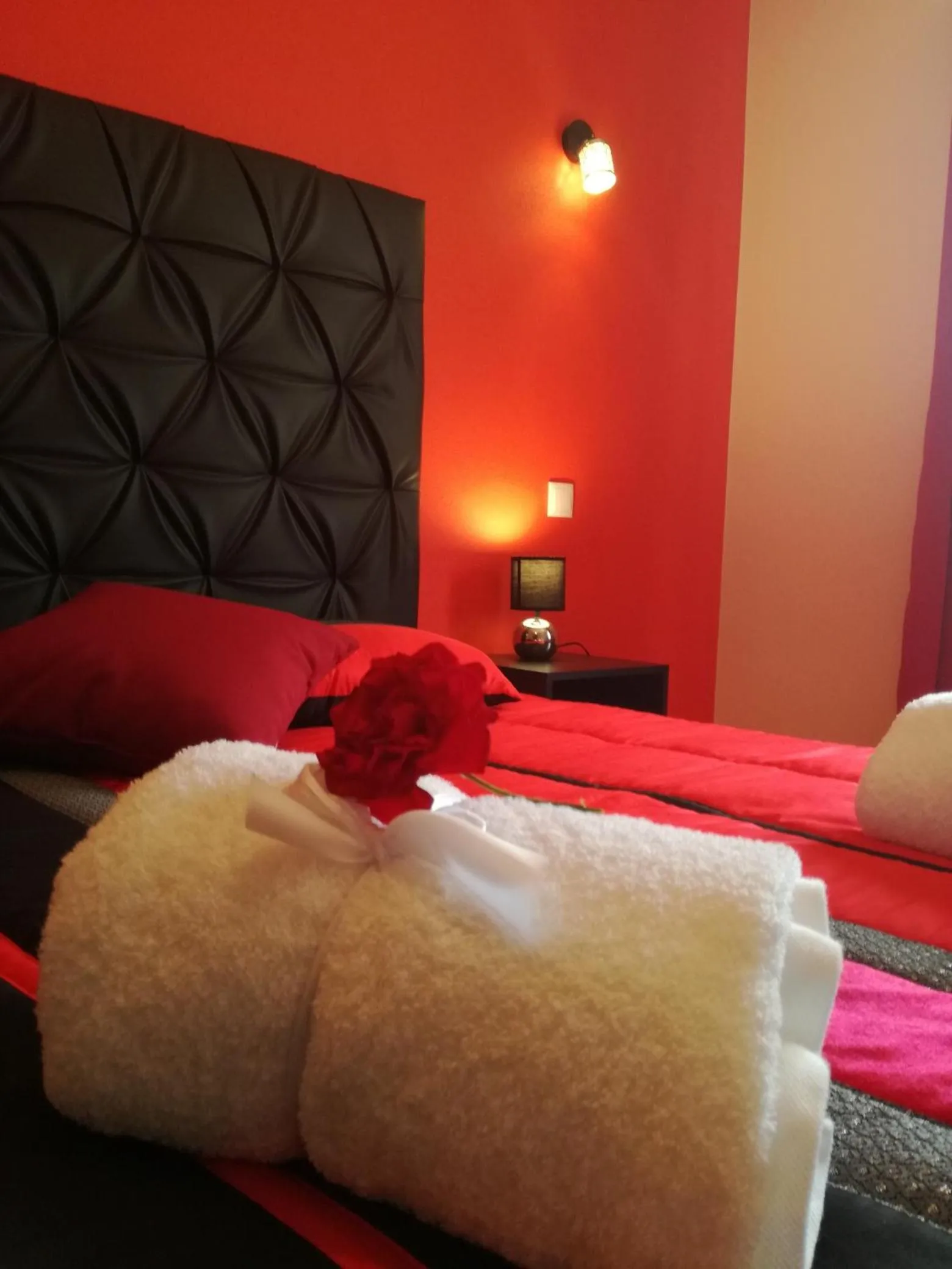 Bed in Sensations Guesthouse