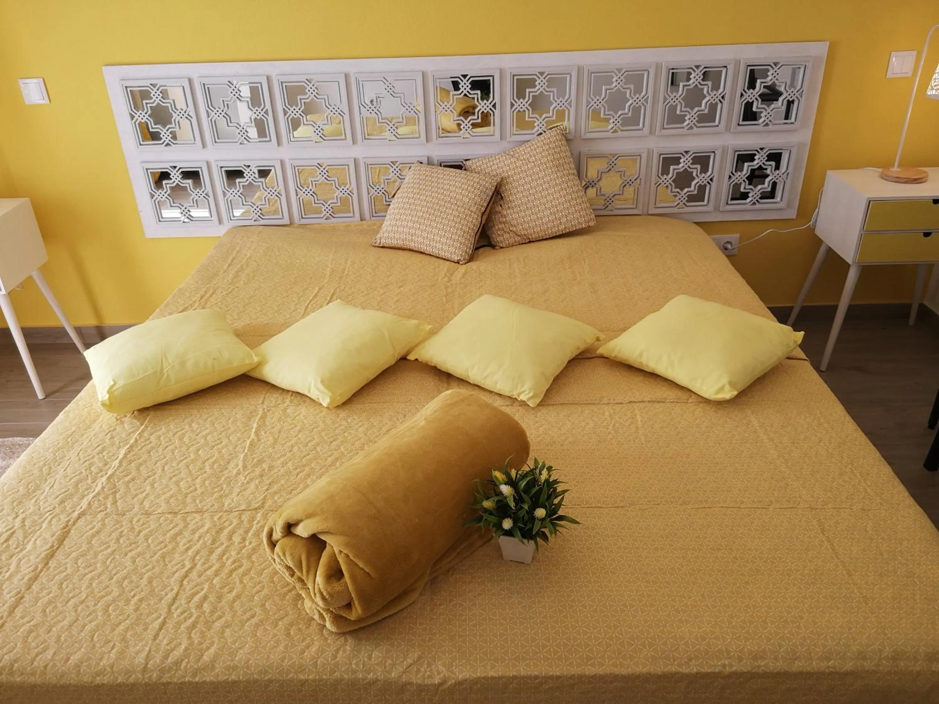 Bed in Sensations Guesthouse