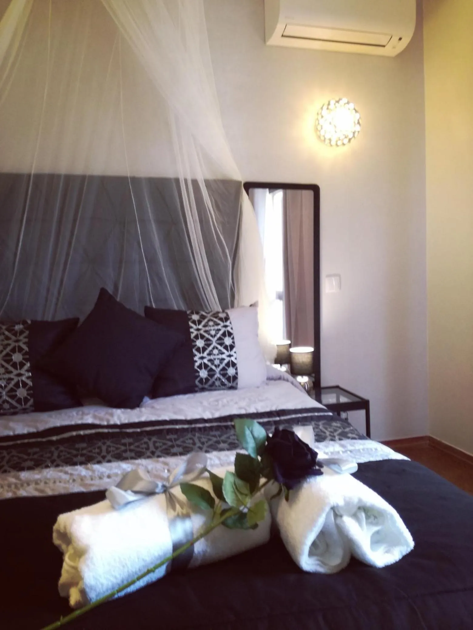 Bed in Sensations Guesthouse