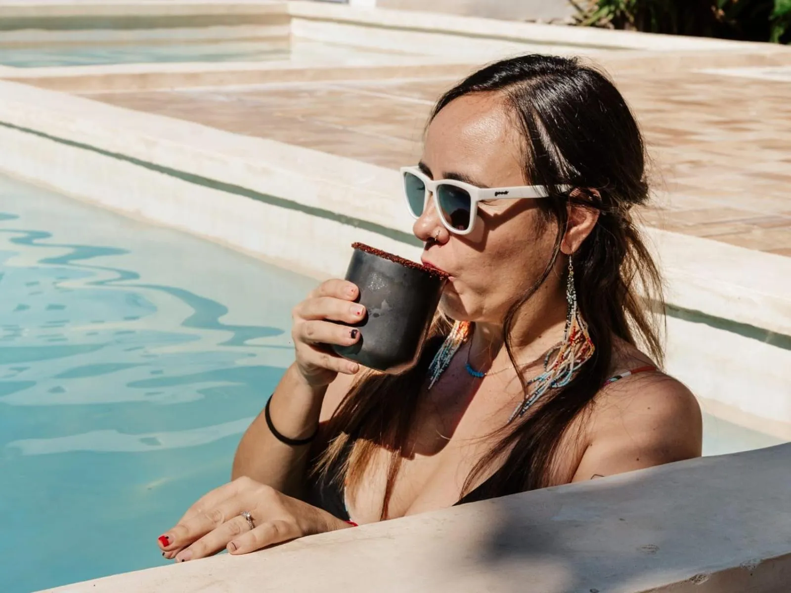 Swimming pool in Hotel & Suites Arges - Centro Chetumal