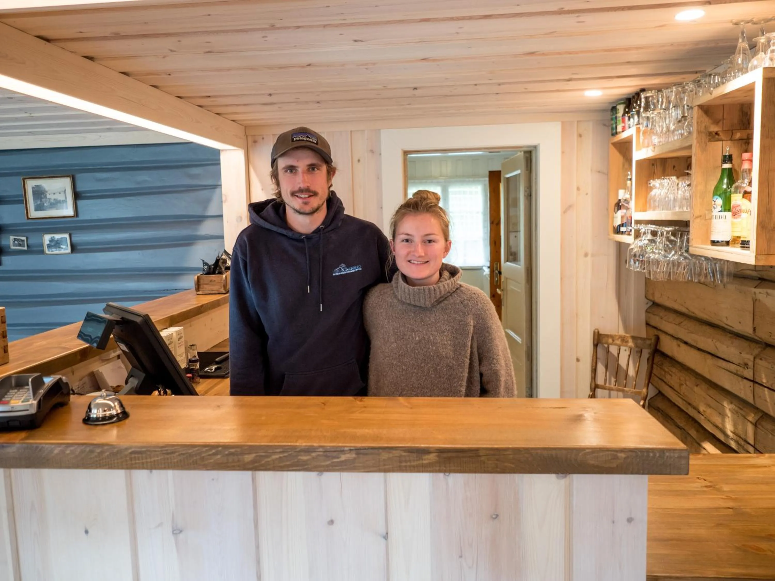 Lobby or reception in HI Sjoa