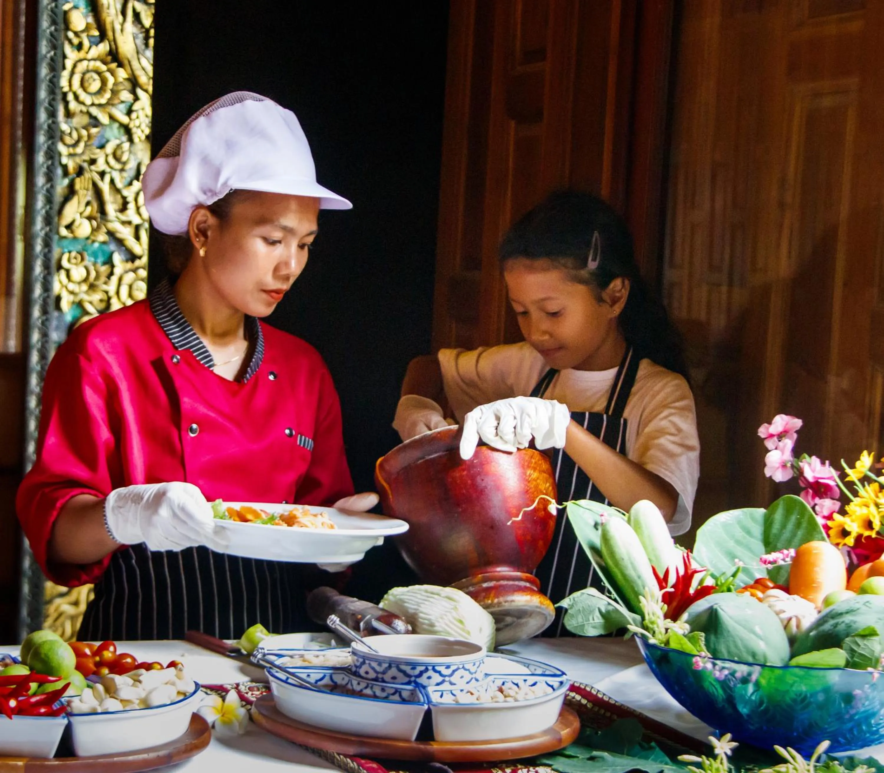 Restaurant/places to eat in Ammatara Pura Pool Villa