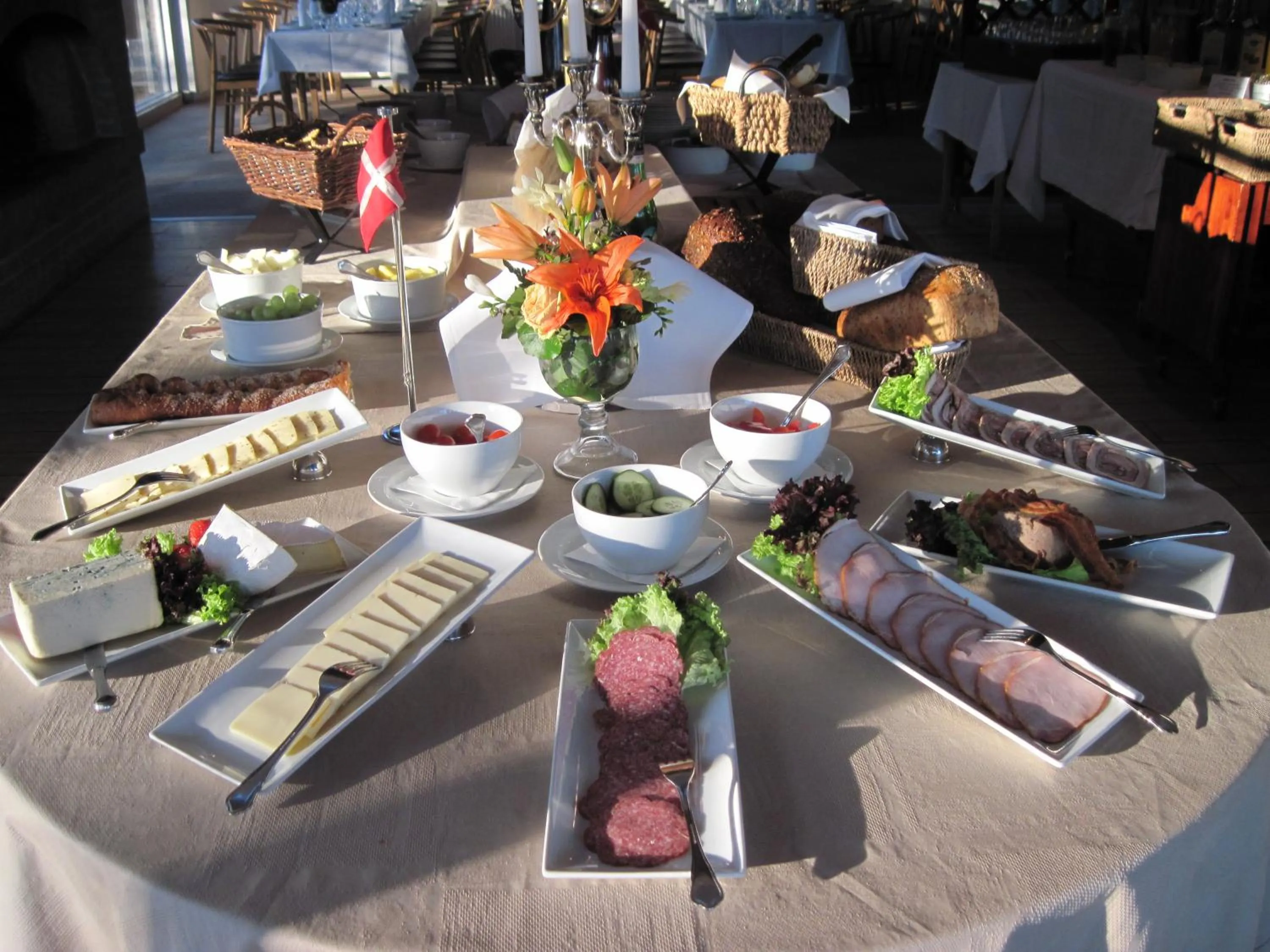 Buffet breakfast in Rold StorKro