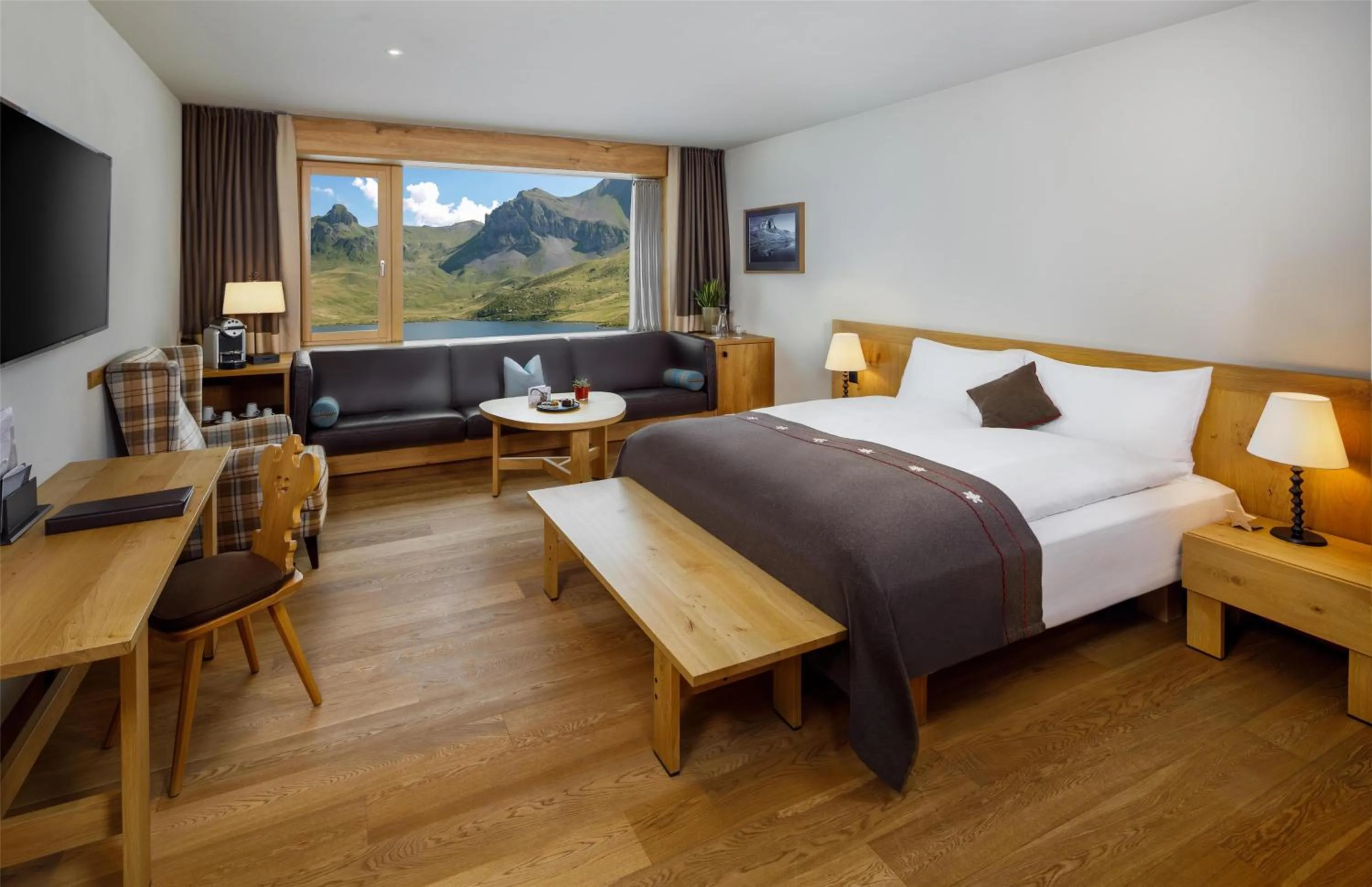 Bedroom, Bed in Frutt Mountain Resort