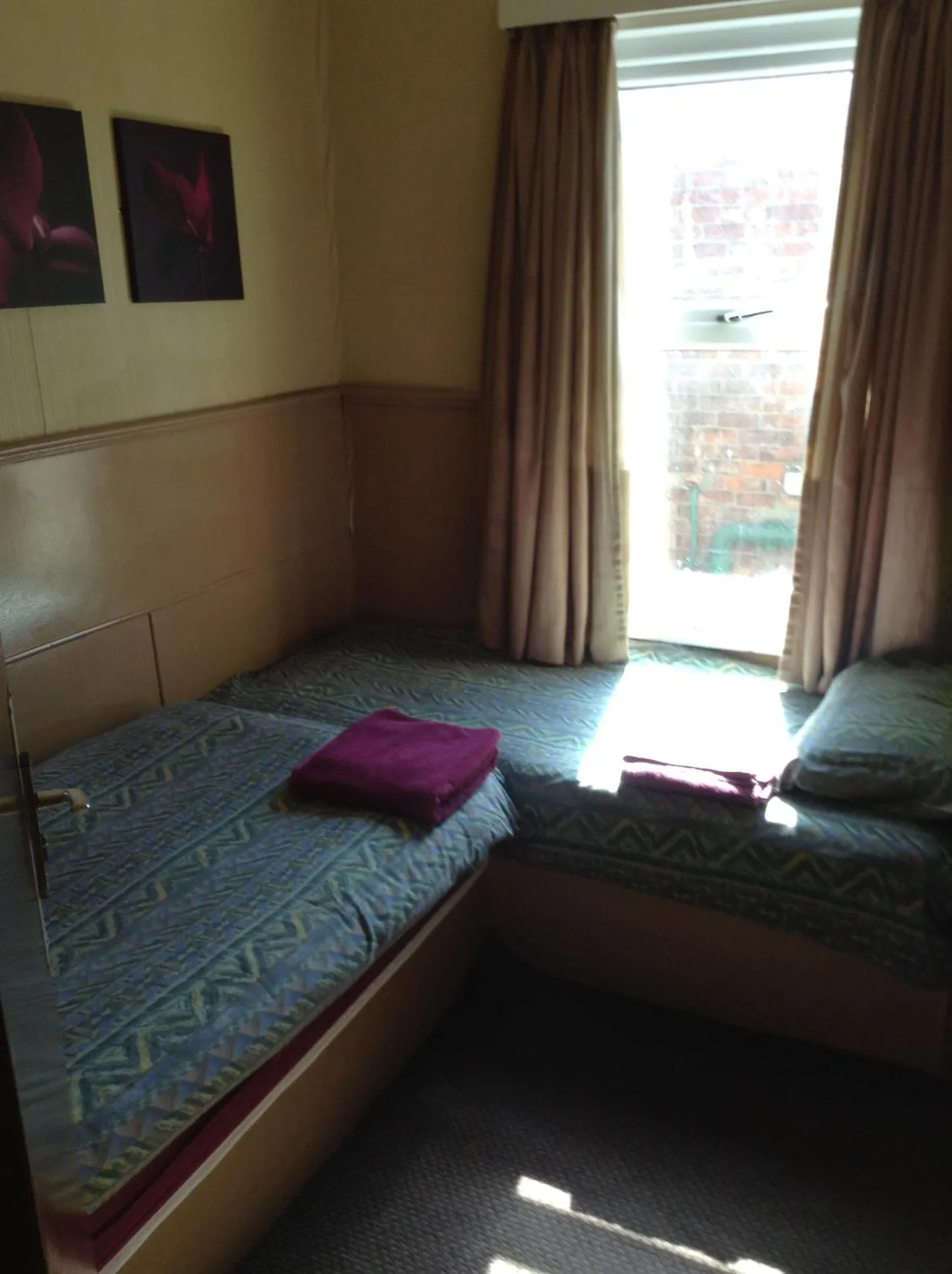 Bed in Victoria Hotel Blackpool