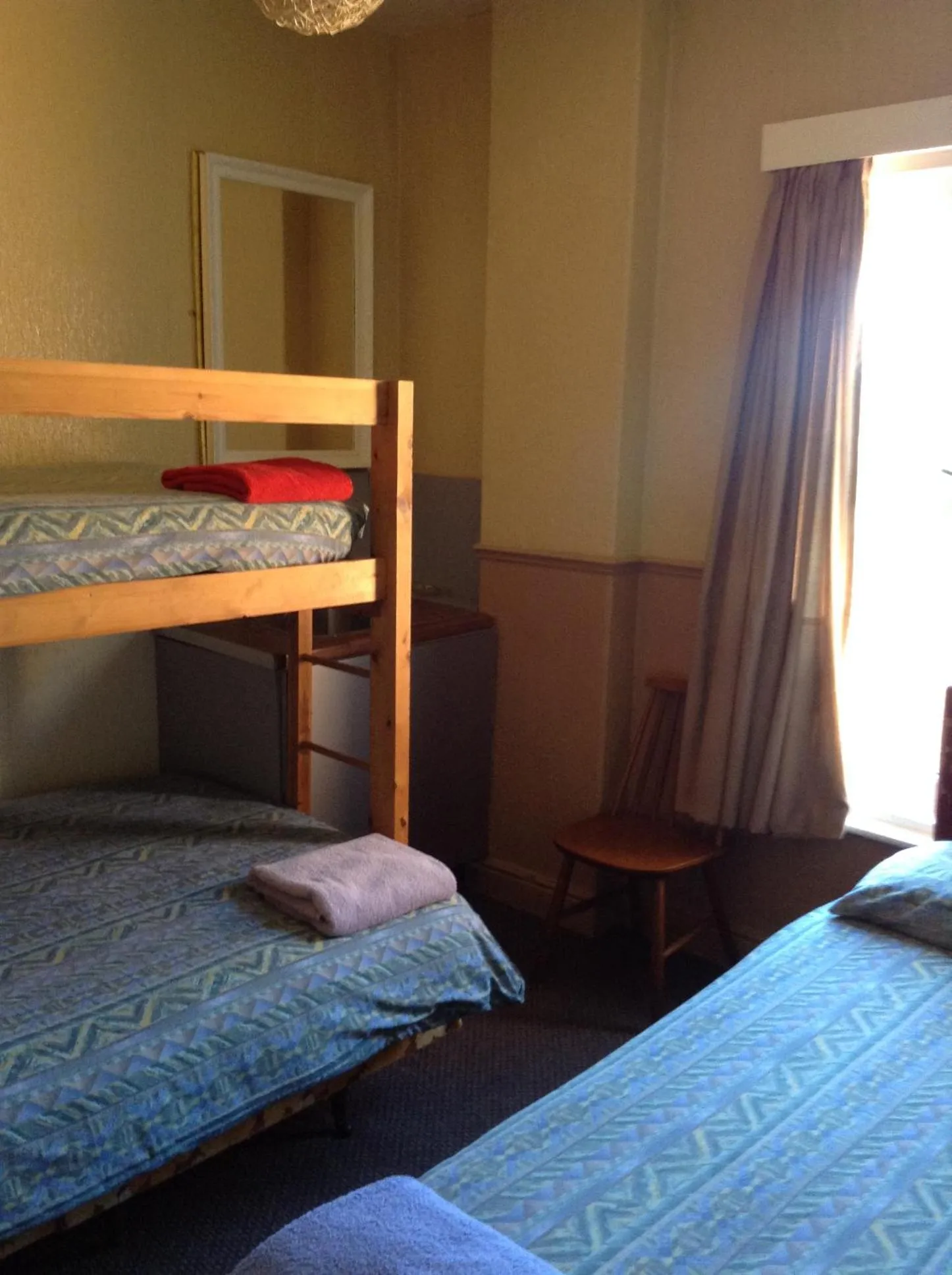 Bed in Victoria Hotel Blackpool