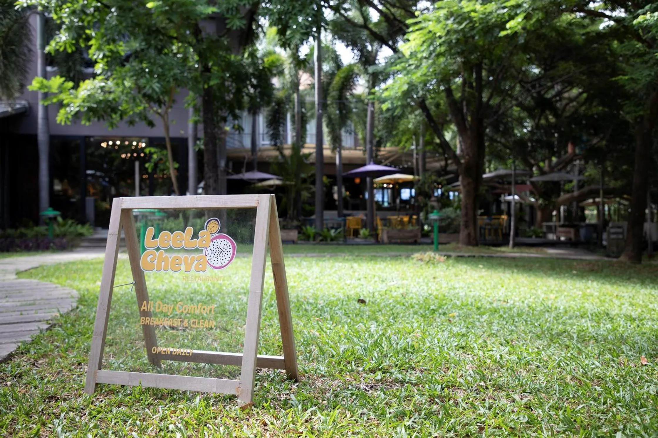 Garden view in The Leela Resort & Spa Pattaya