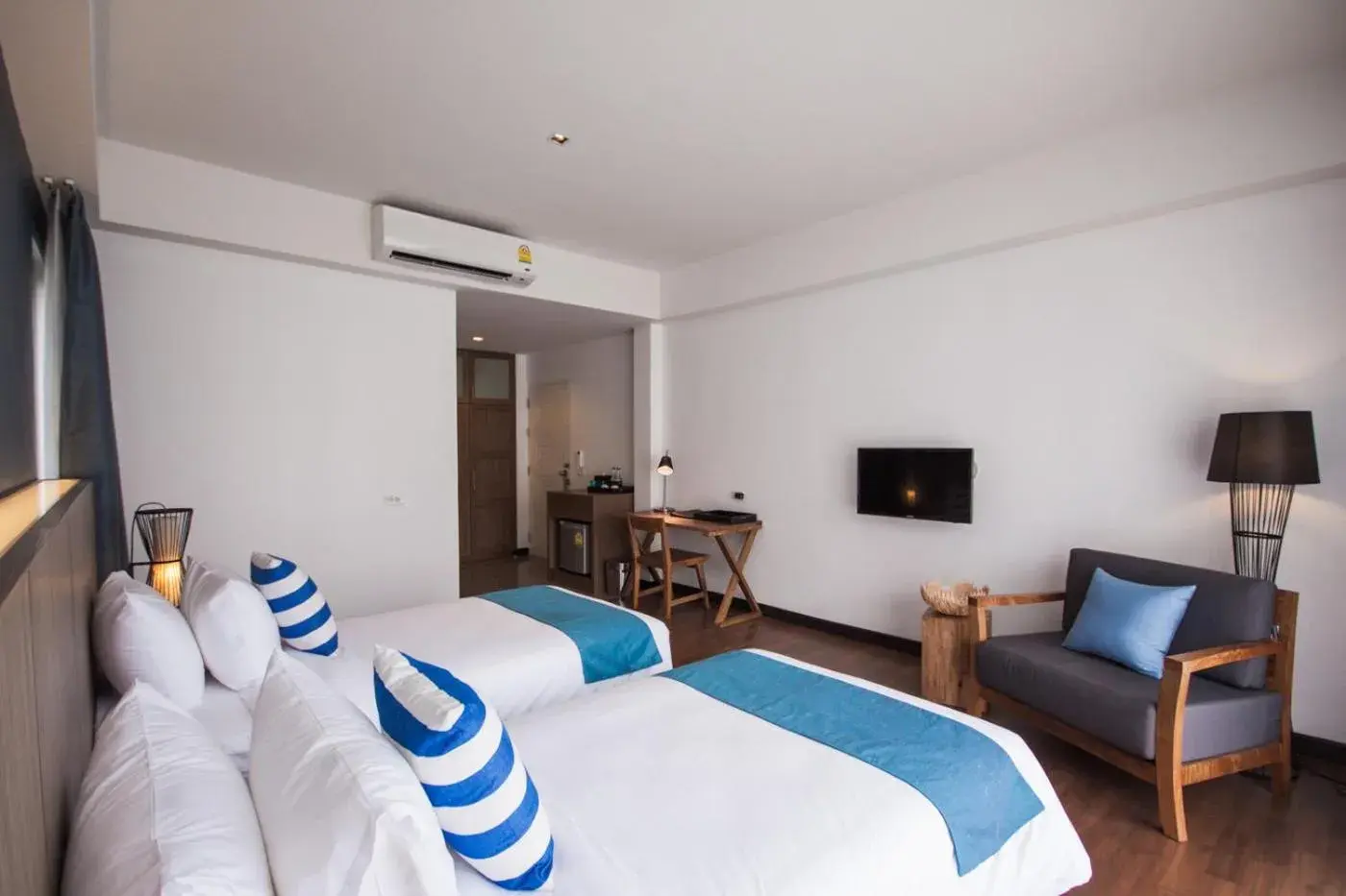 Deluxe Twin Room with Balcony in The Leela Resort & Spa Pattaya Deluxe Twin Room with Balcony in The Leela Resort & Spa Pattaya