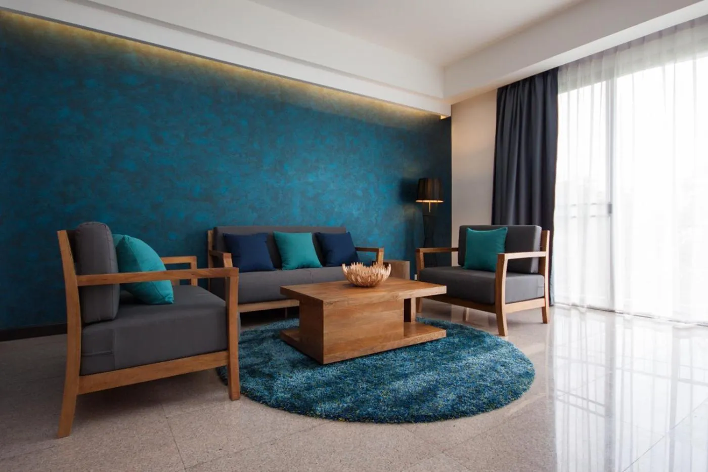 Living room in The Leela Resort & Spa Pattaya