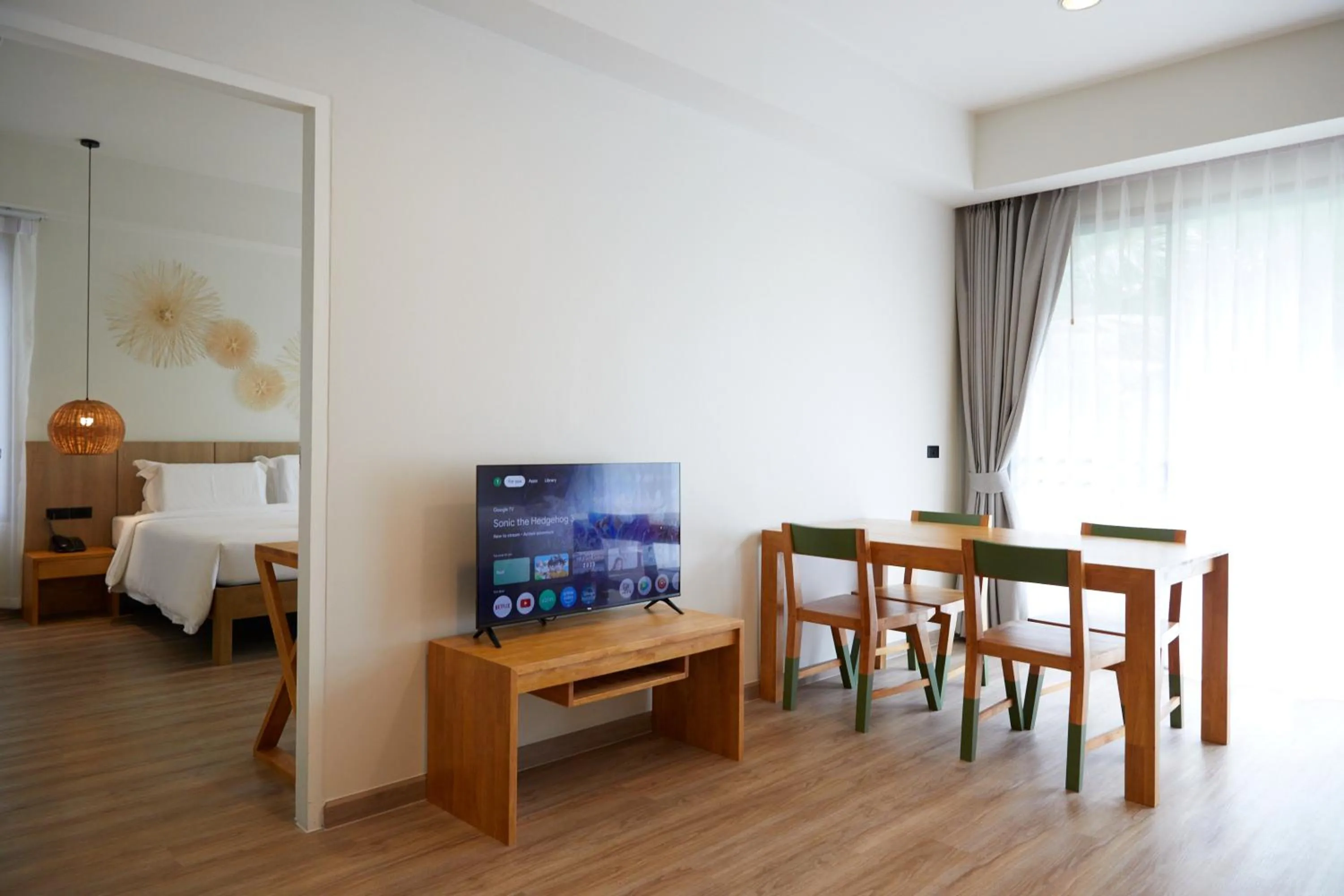 TV and multimedia, Bed in The Leela Resort & Spa Pattaya