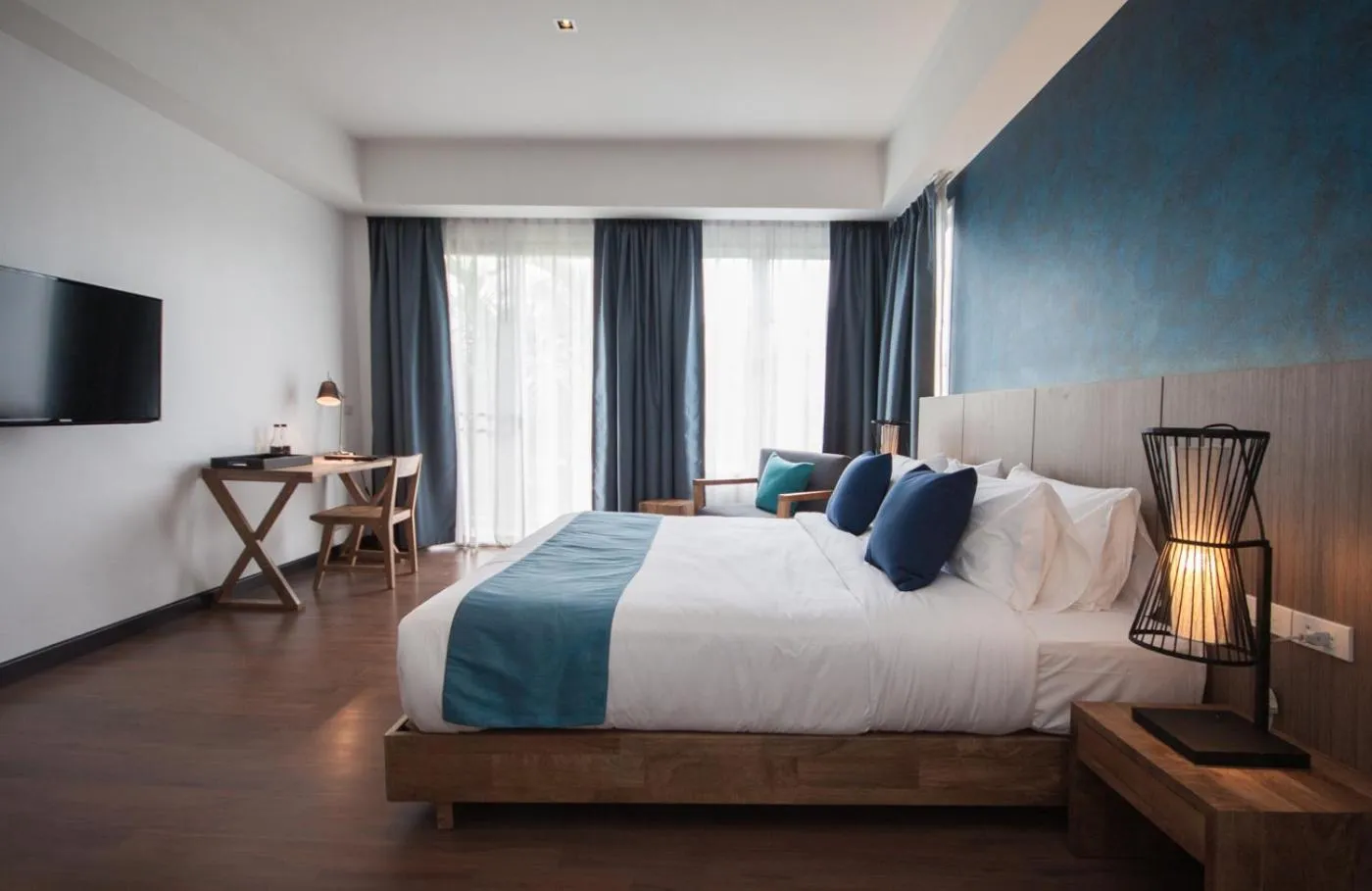 TV and multimedia, Bed in The Leela Resort & Spa Pattaya