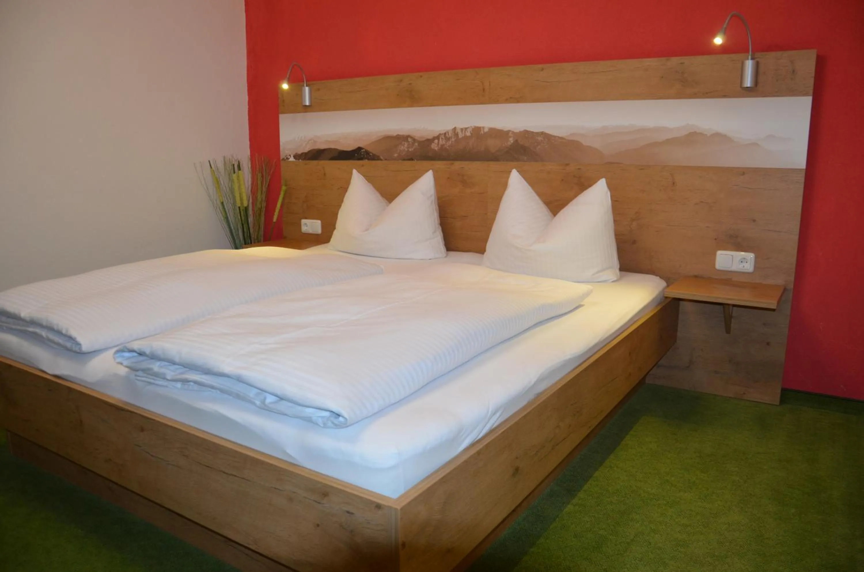 Bed in lustiger Hirsch
