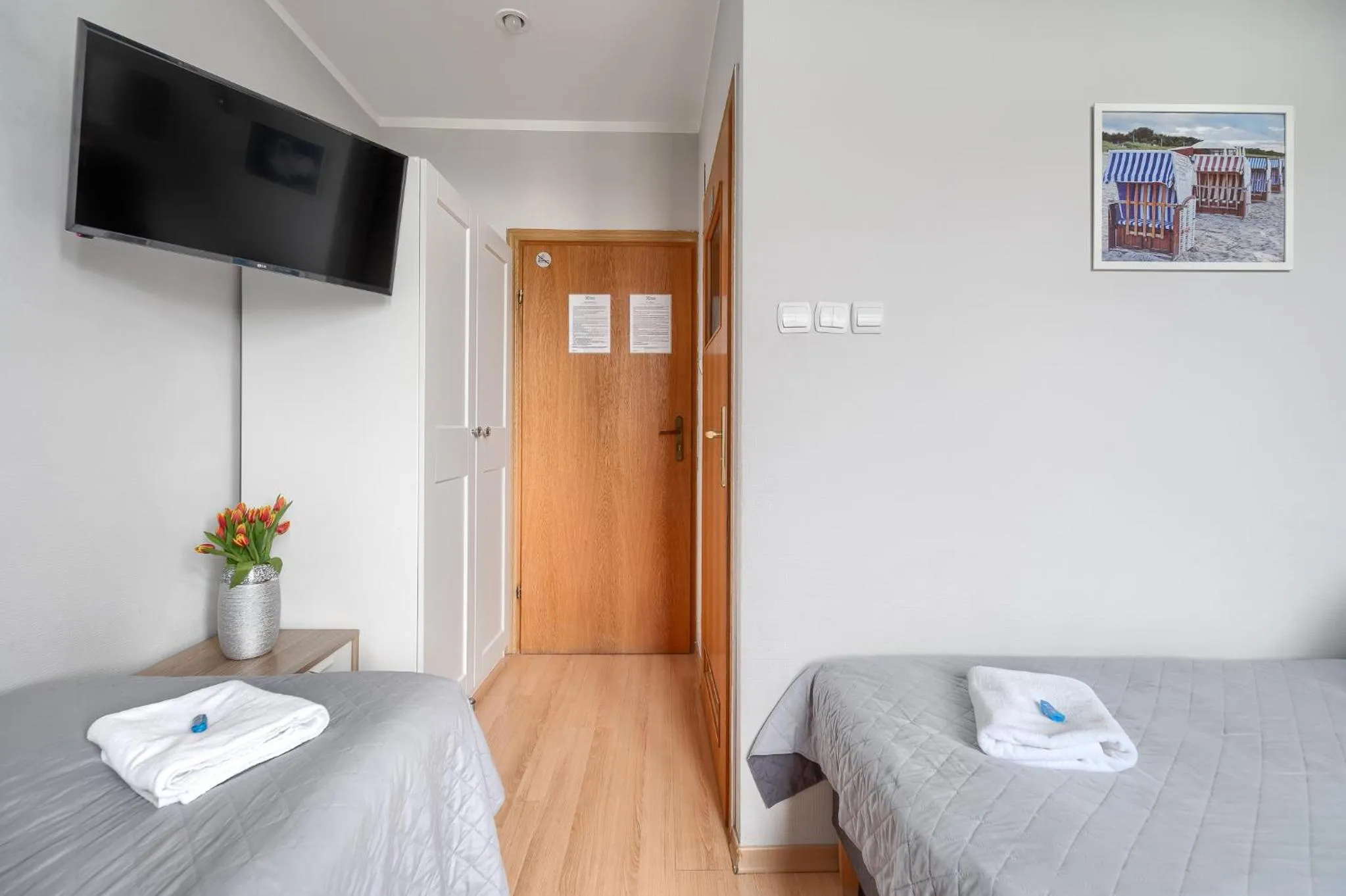 TV and multimedia, Bed in Stawa Villa & Apart