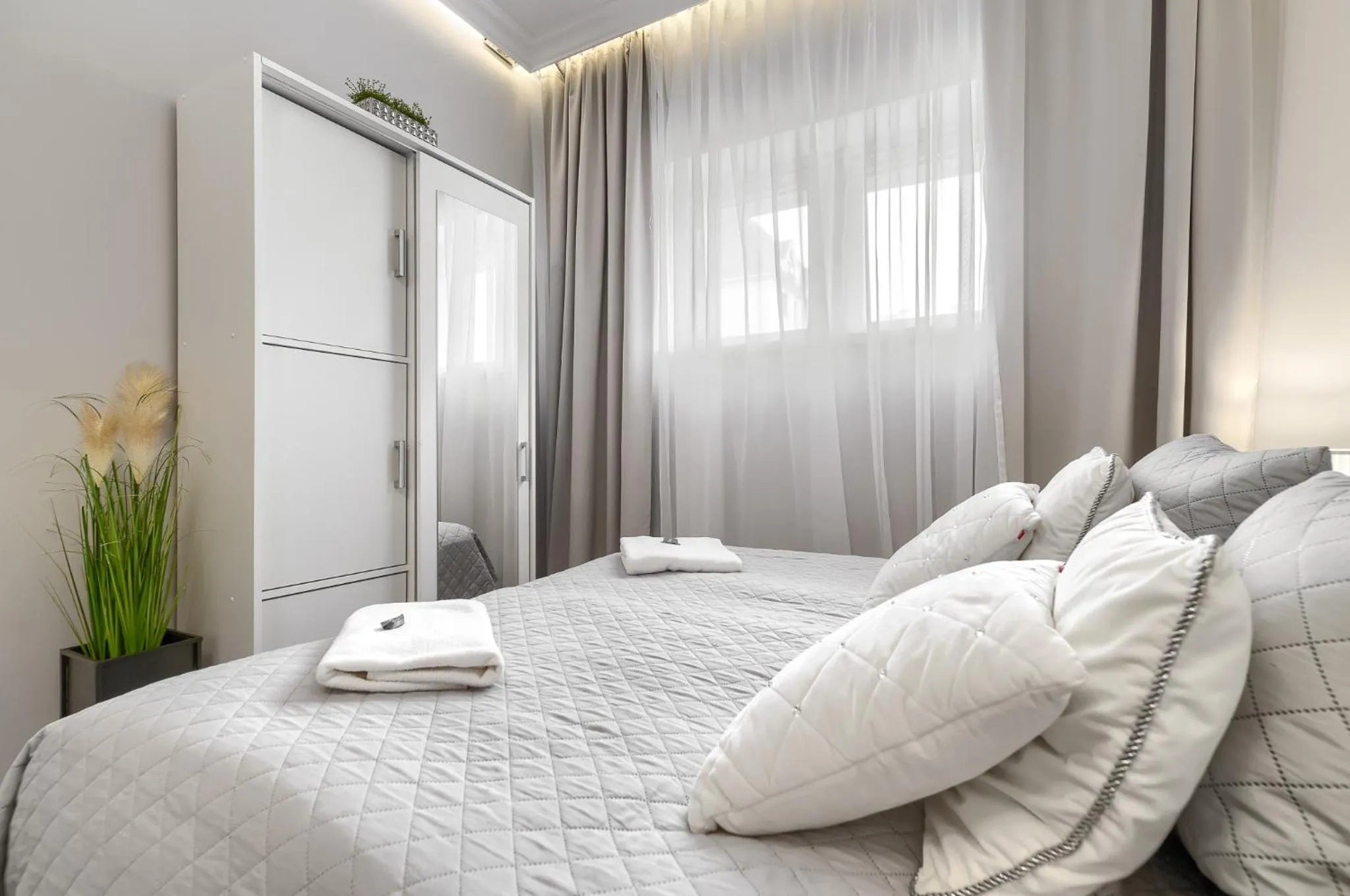 Bed in Stawa Villa & Apart