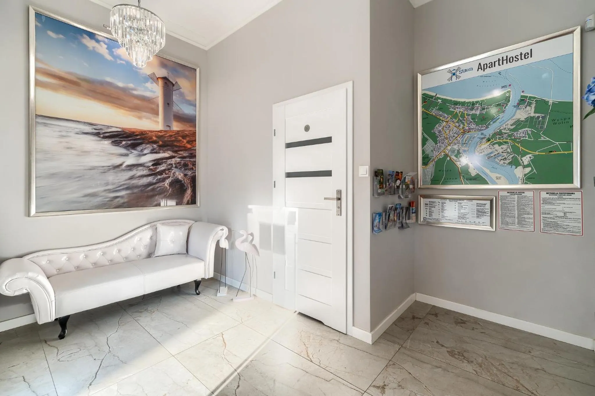 Lobby or reception in Stawa Villa & Apart