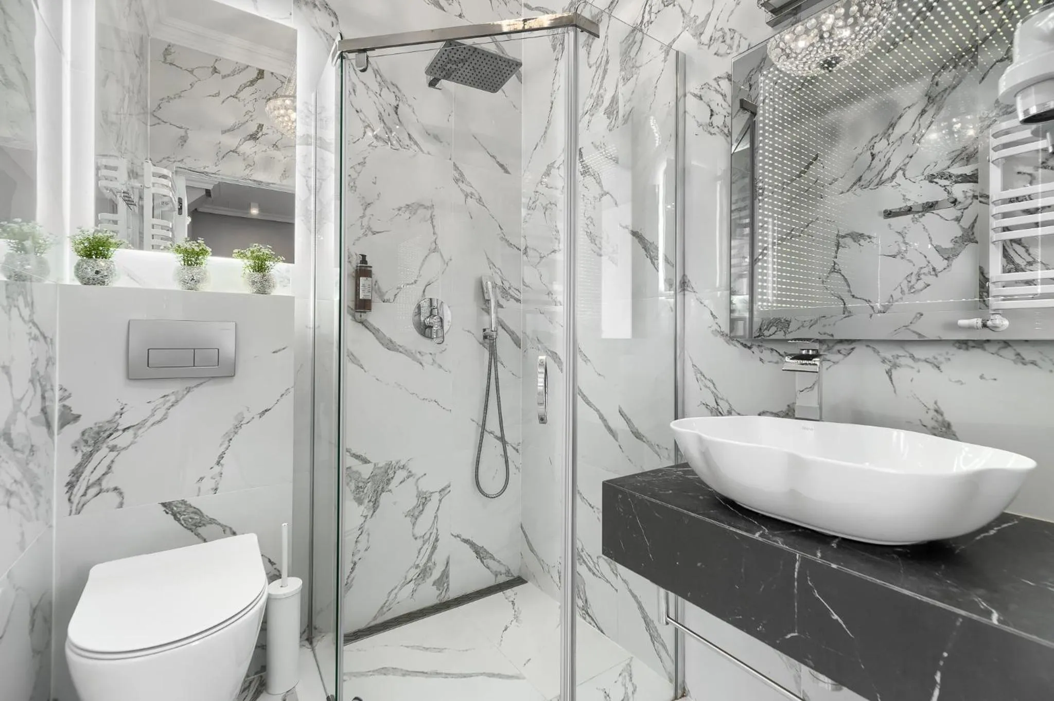 Shower in Stawa Villa & Apart