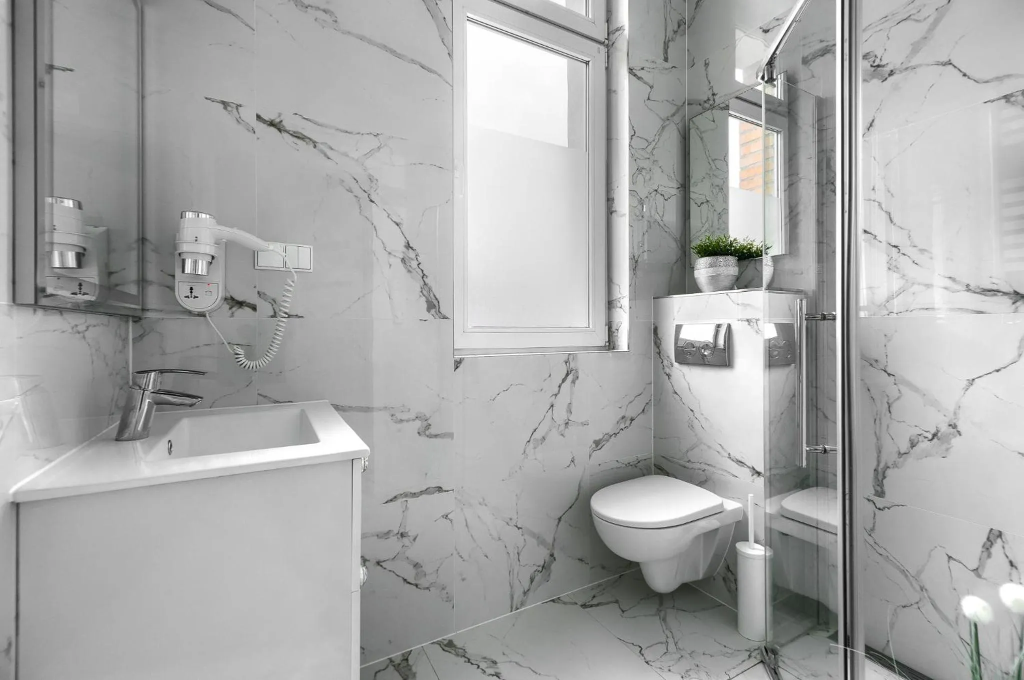 Shower in Stawa Villa & Apart