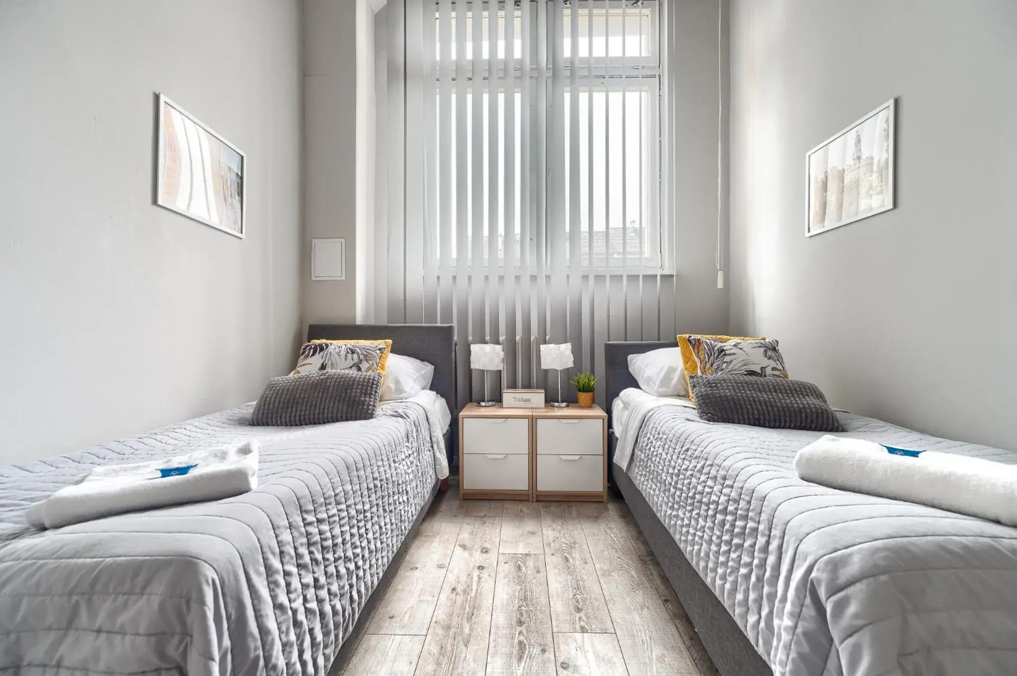 Hostel Twin Room with Shared Bathroom on Hall in Stawa Villa & Apart Hostel Twin Room with Shared Bathroom on Hall in Stawa Villa & Apart