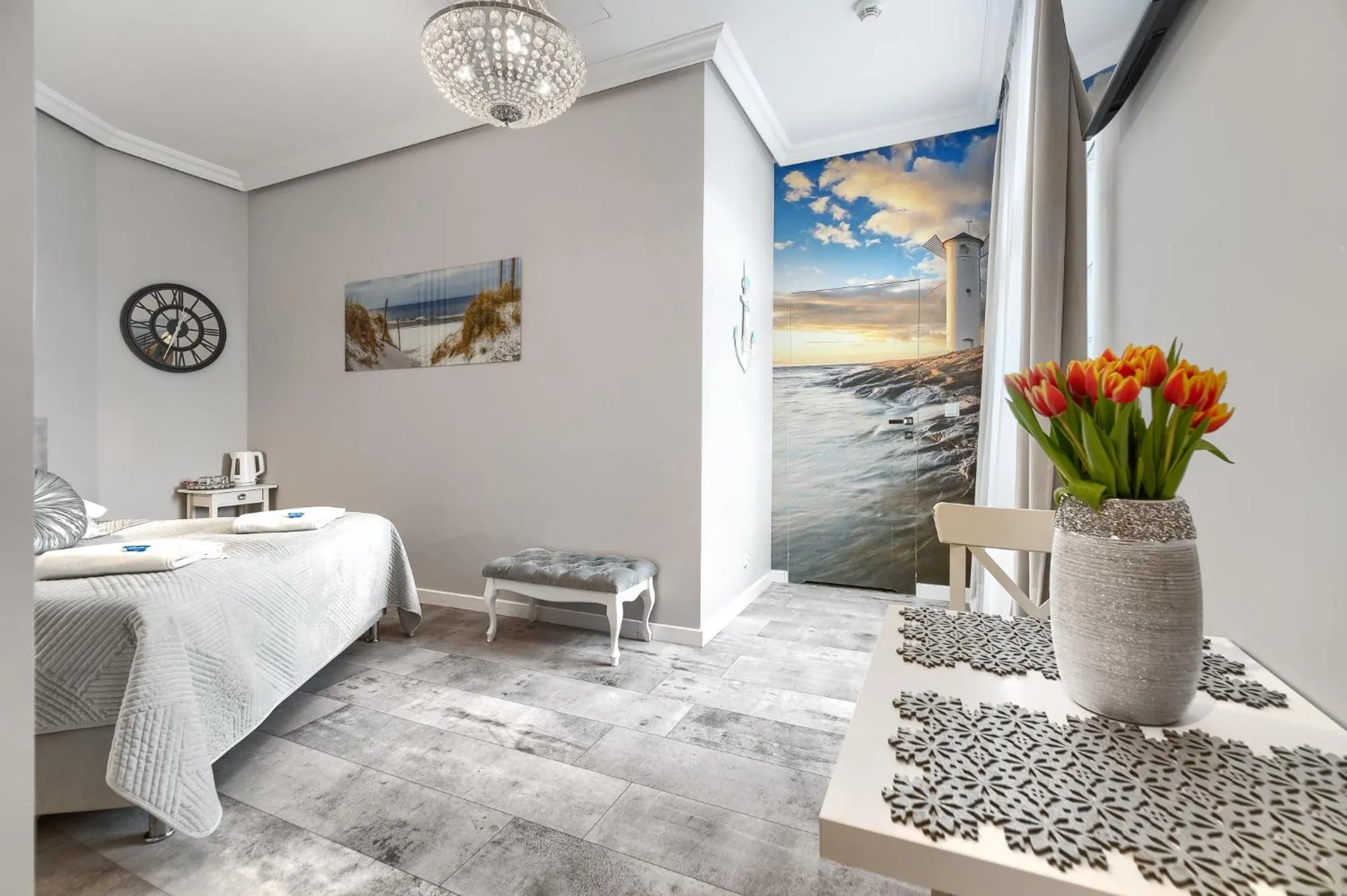 Living room in Stawa Villa & Apart