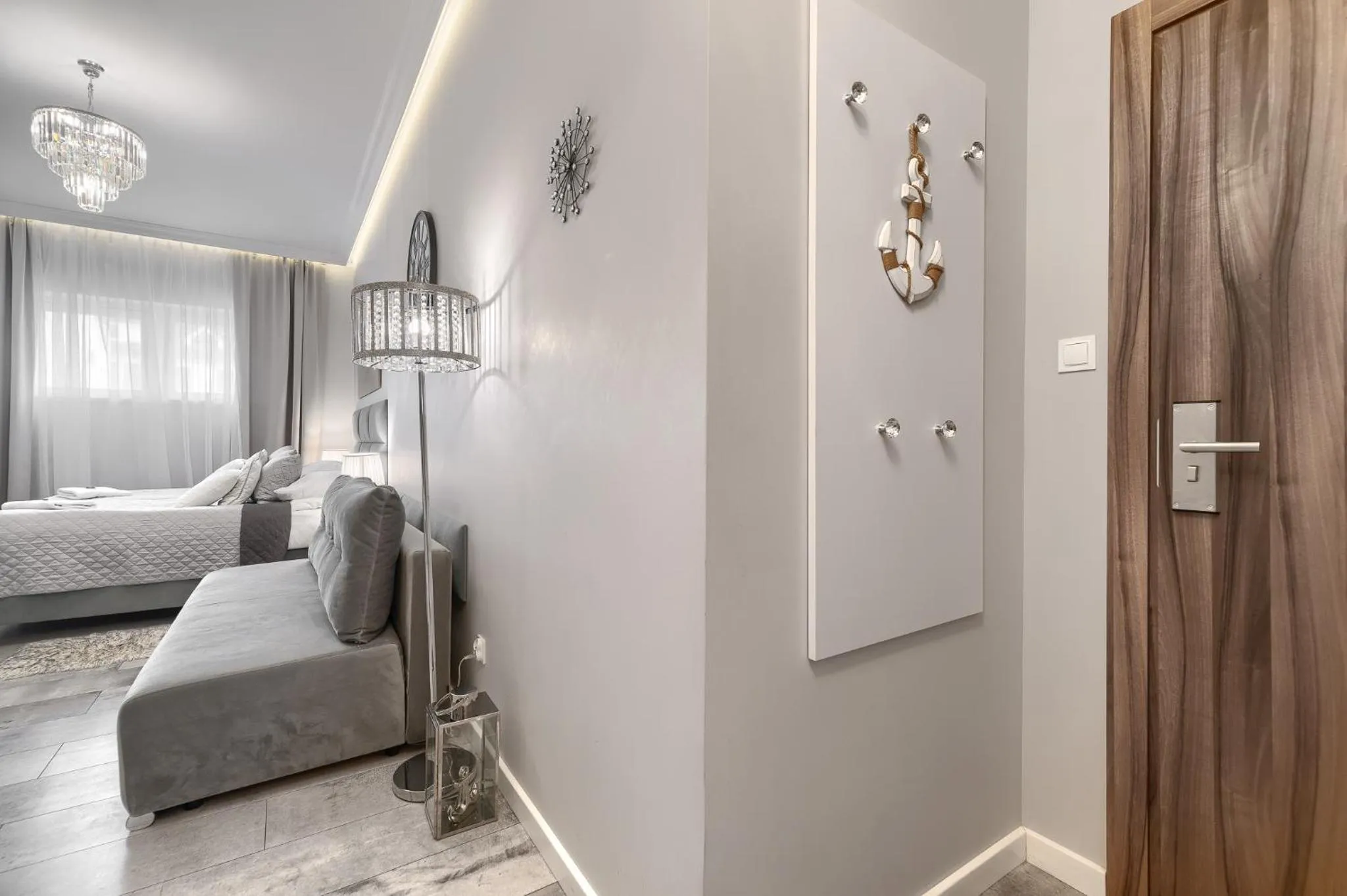 Decorative detail, Bed in Stawa Villa & Apart