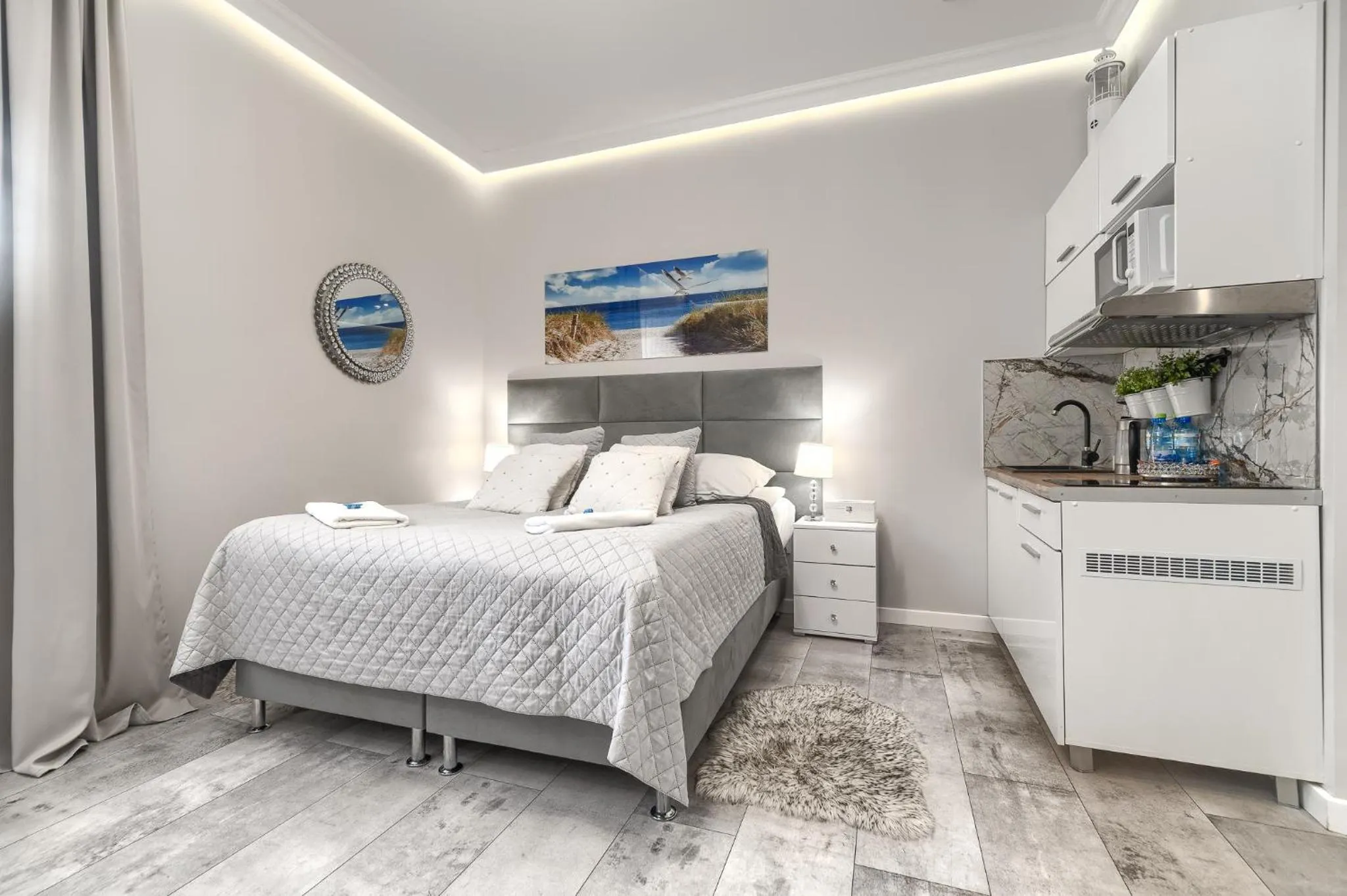 Bed in Stawa Villa & Apart