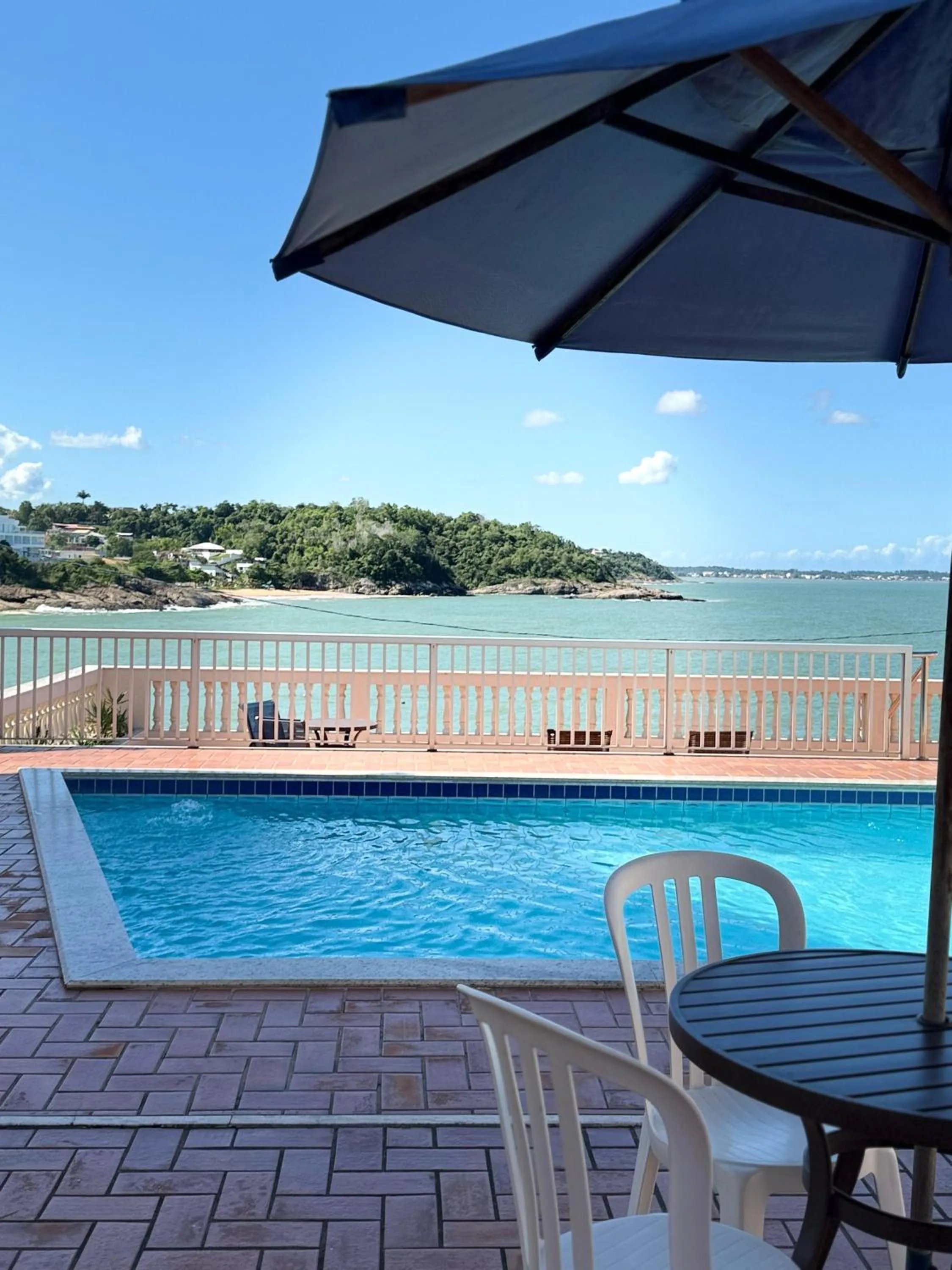 Pool view in Hotel Portal da Lua