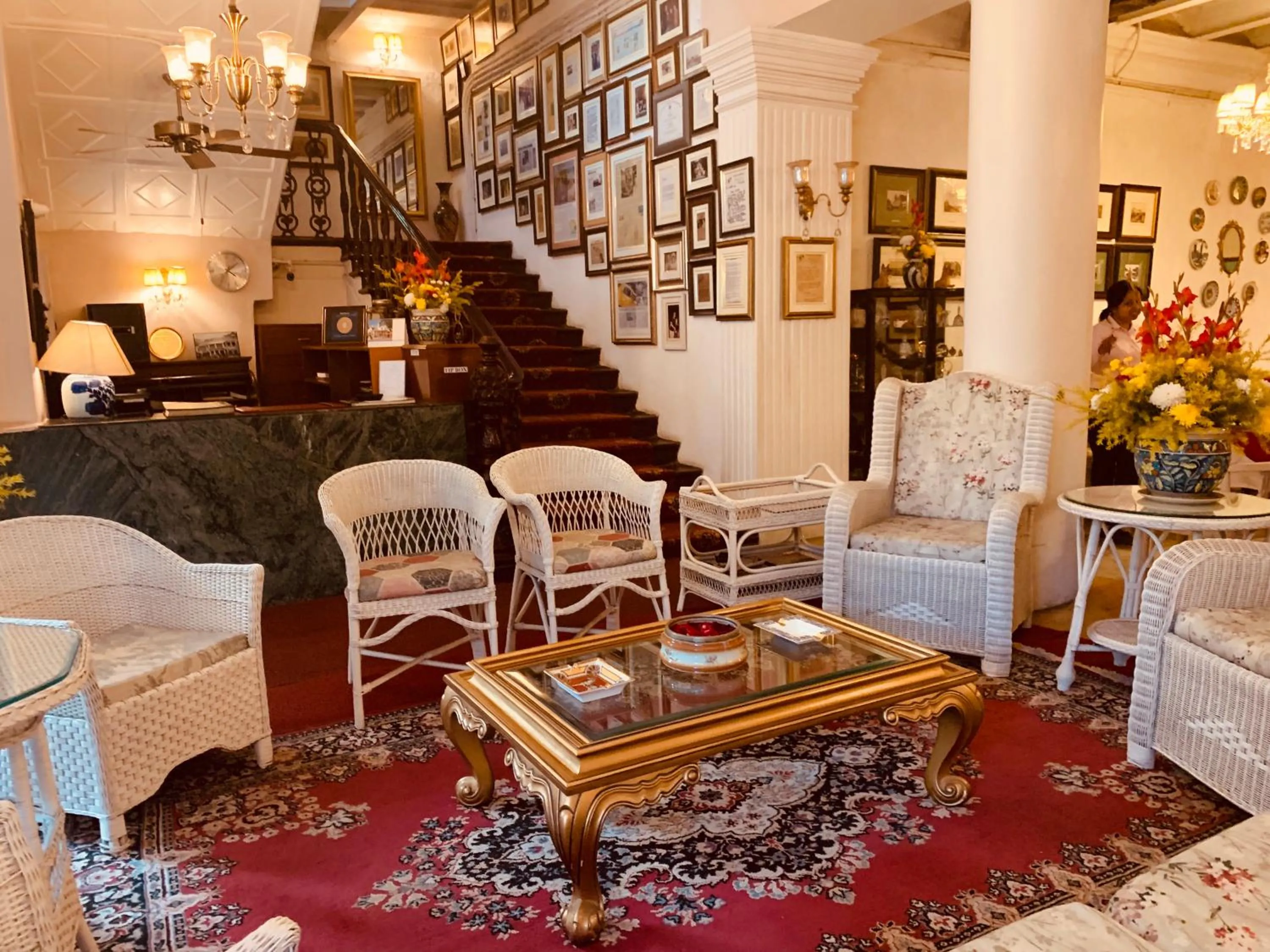 Lobby or reception in The Elgin Fairlawn, Kolkata