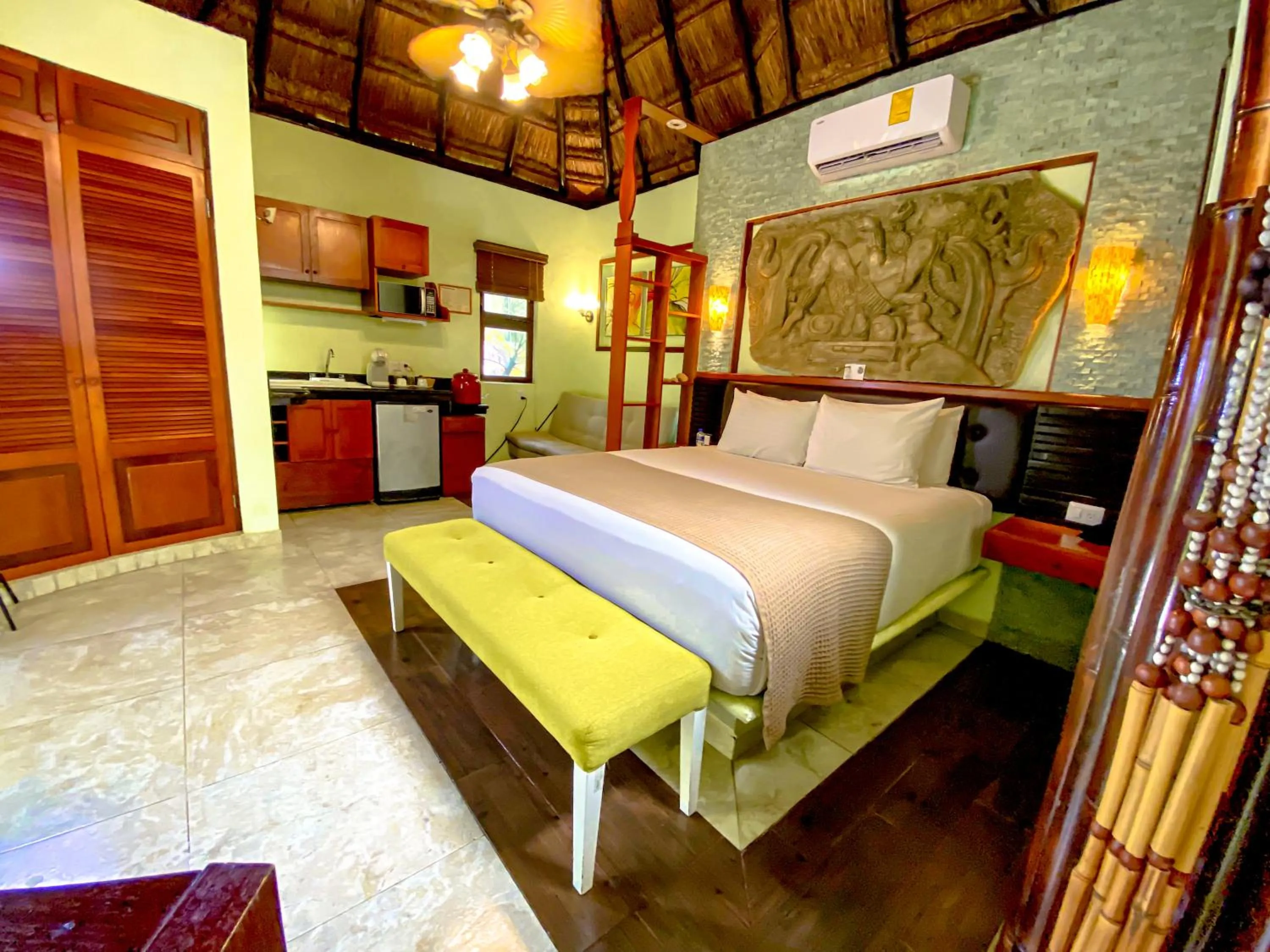 Bedroom, Bed in Cocos Cabañas Playa del Carmen Adults Only