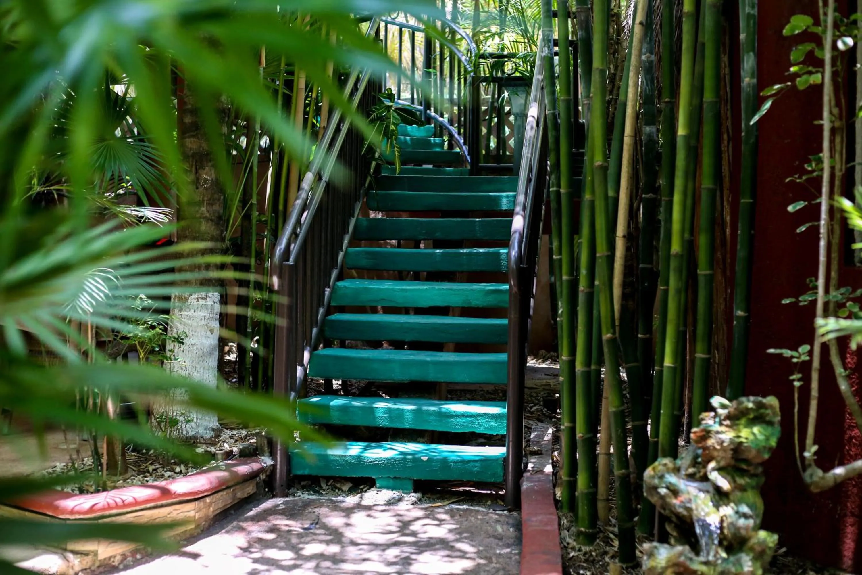 Garden view in Cocos Cabañas Playa del Carmen Adults Only