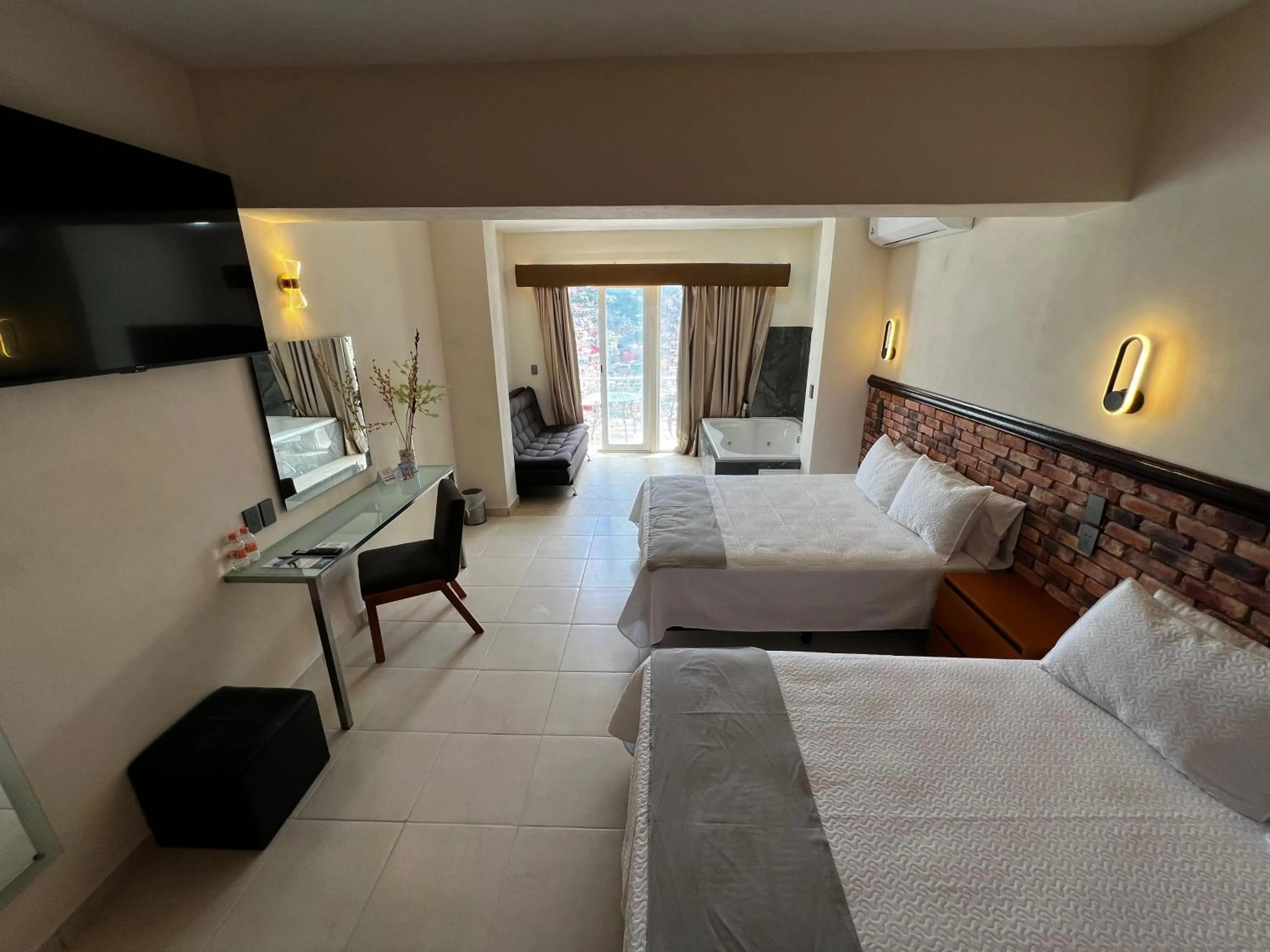 Bed in Hotel Balcón del Cielo