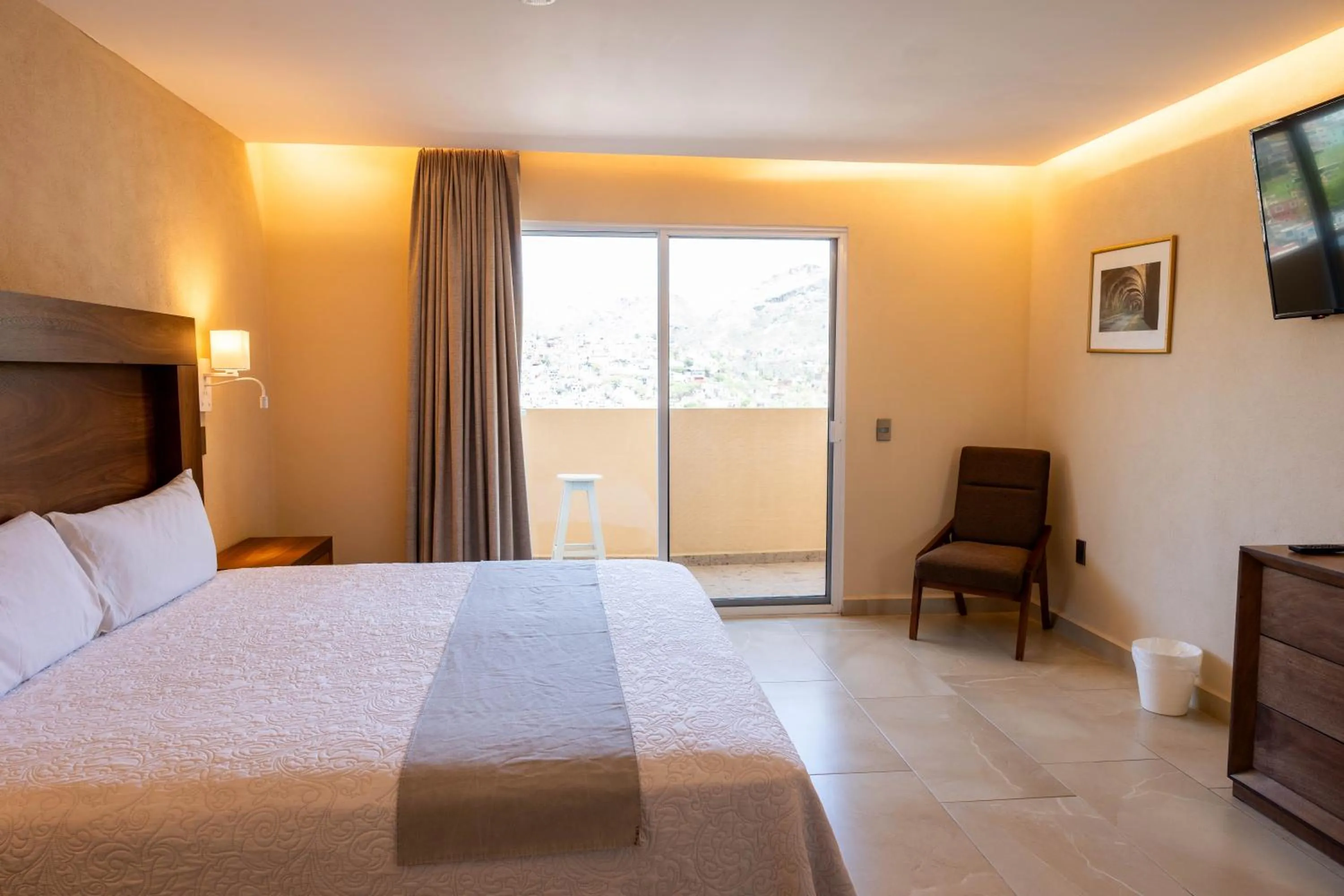 Bed in Hotel Balcón del Cielo