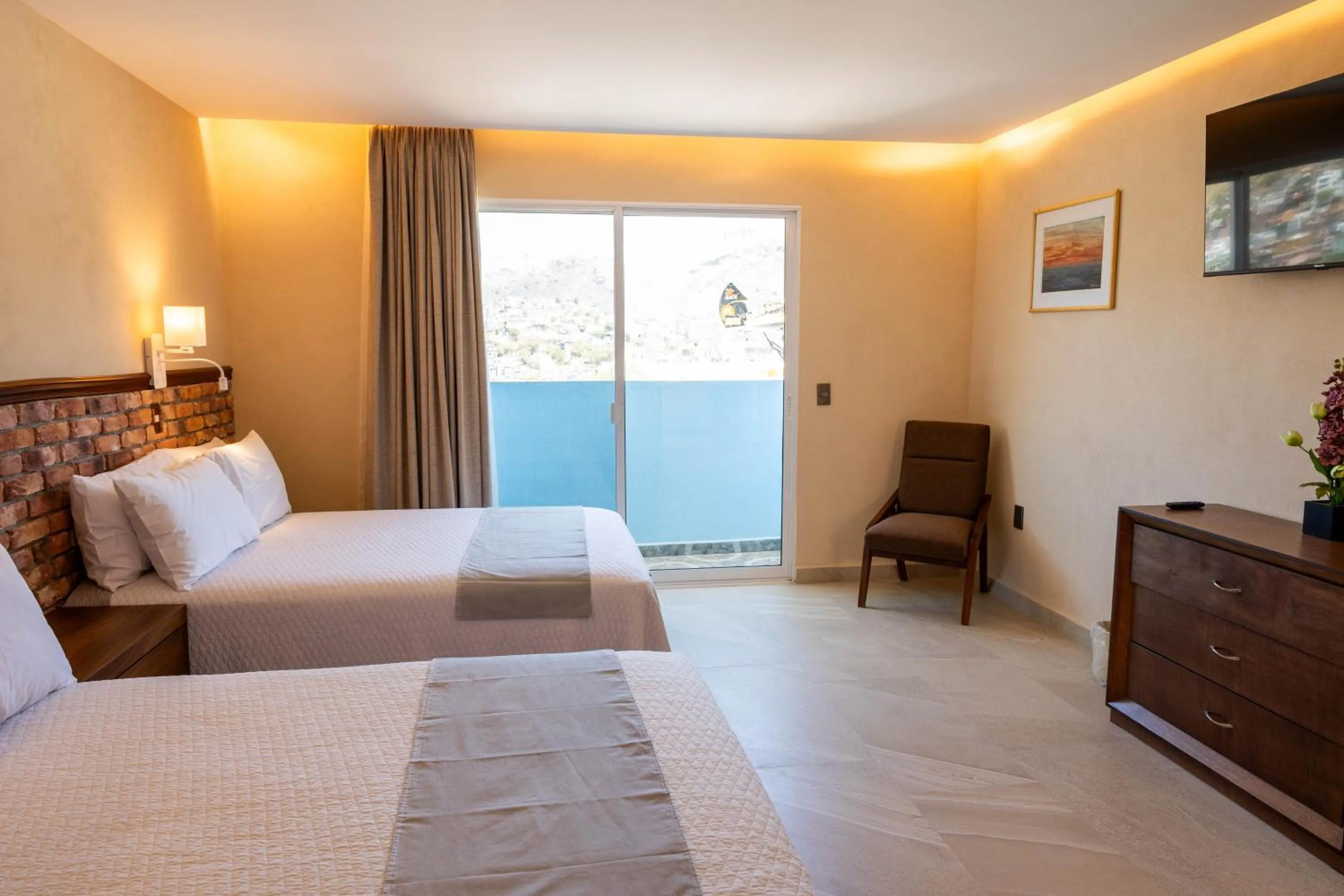 Bed in Hotel Balcón del Cielo